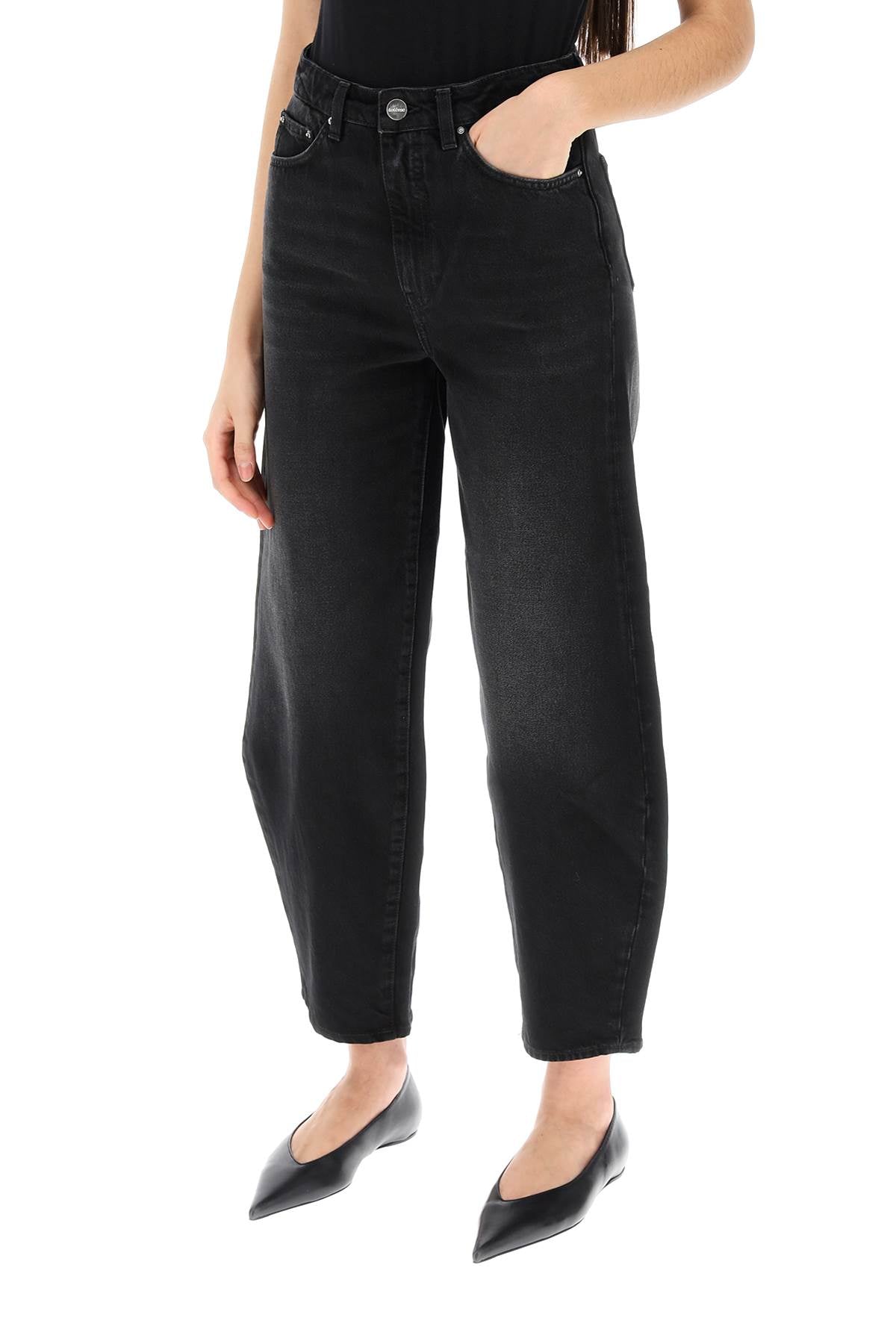 Toteme barrel leg jeans in organic cotton