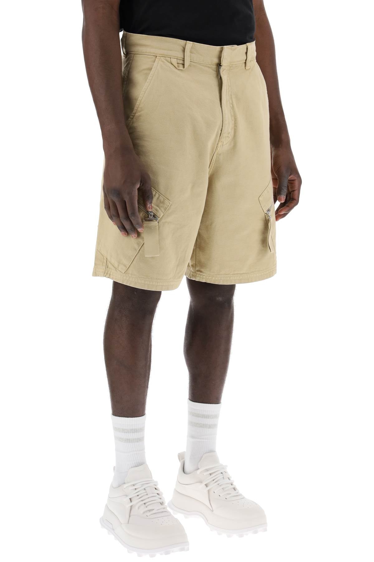 Jacquemus "cotton cargo-style bermuda shorts in canvas fabric