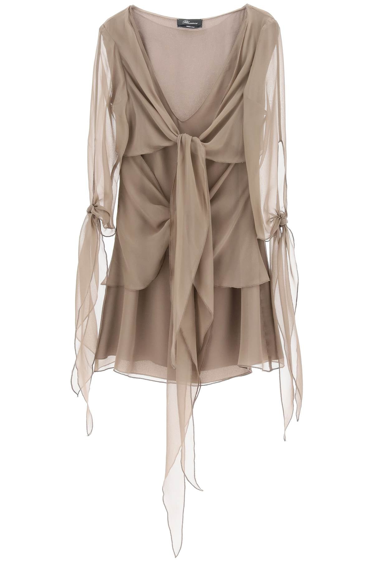 Blumarine chiffon mini dress