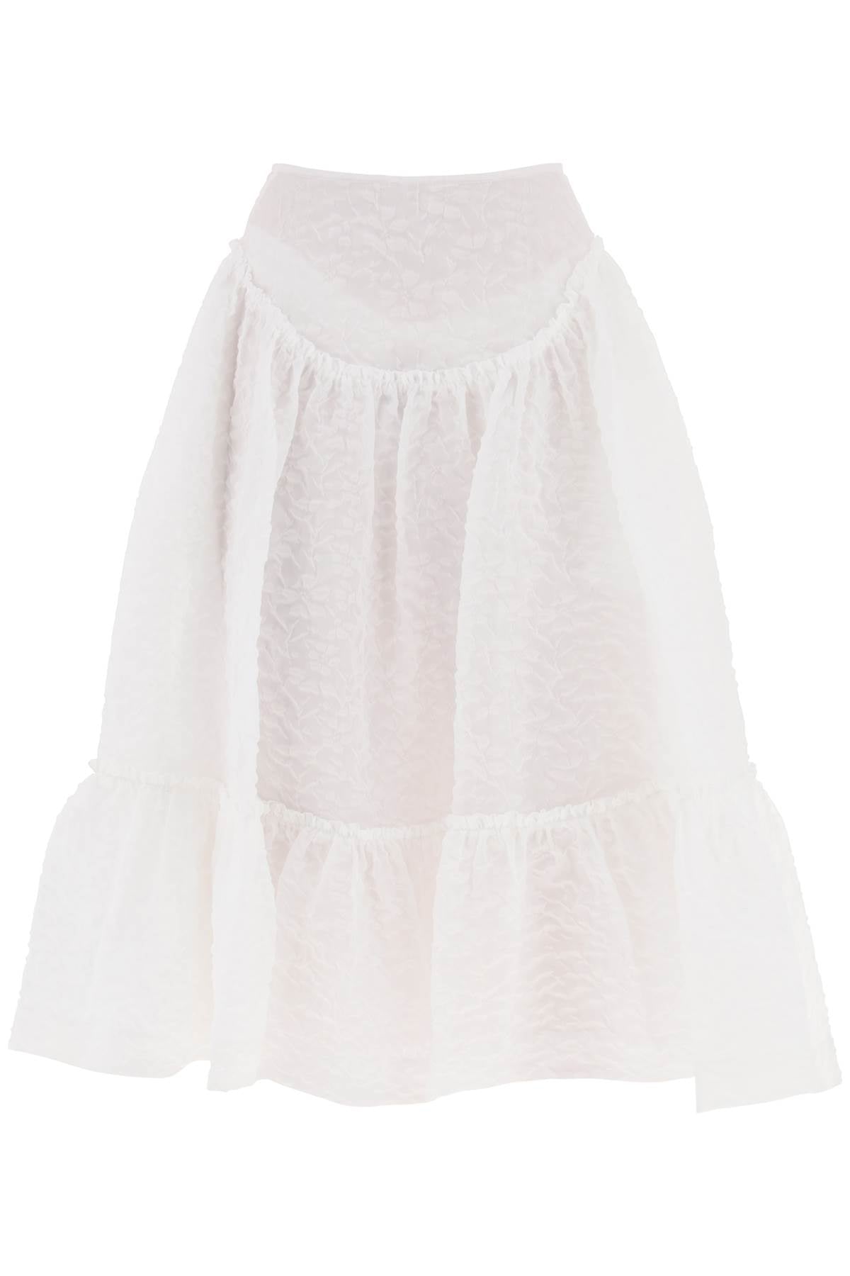 Simone rocha cloqué yoke skirt