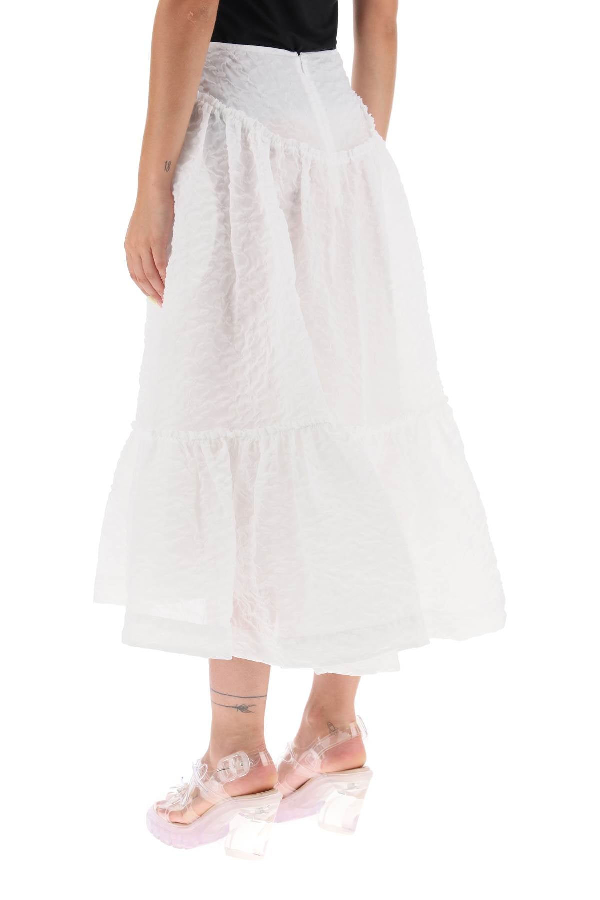 Simone rocha cloqué yoke skirt