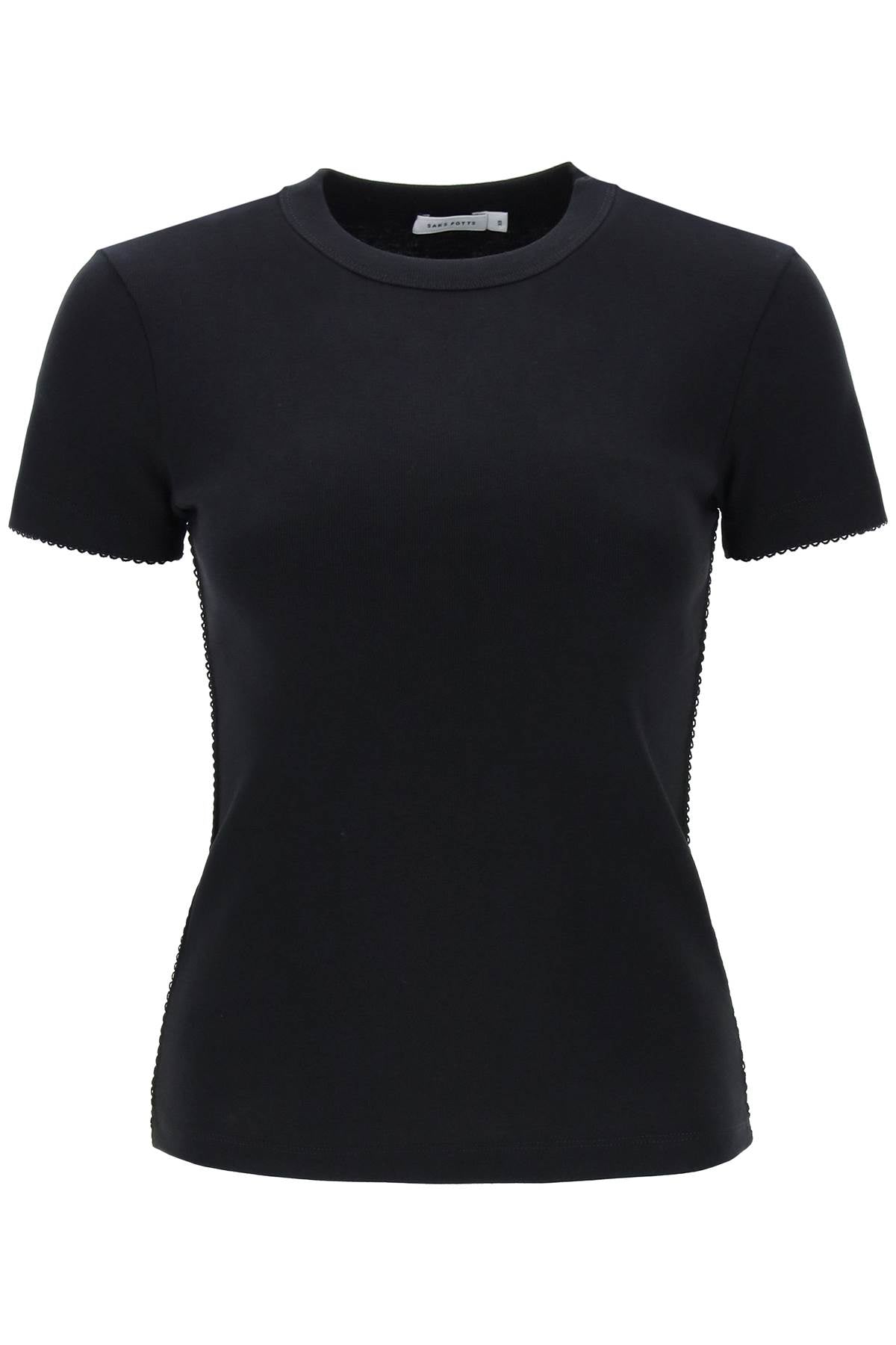 Saks potts uma t-shirt with picot details