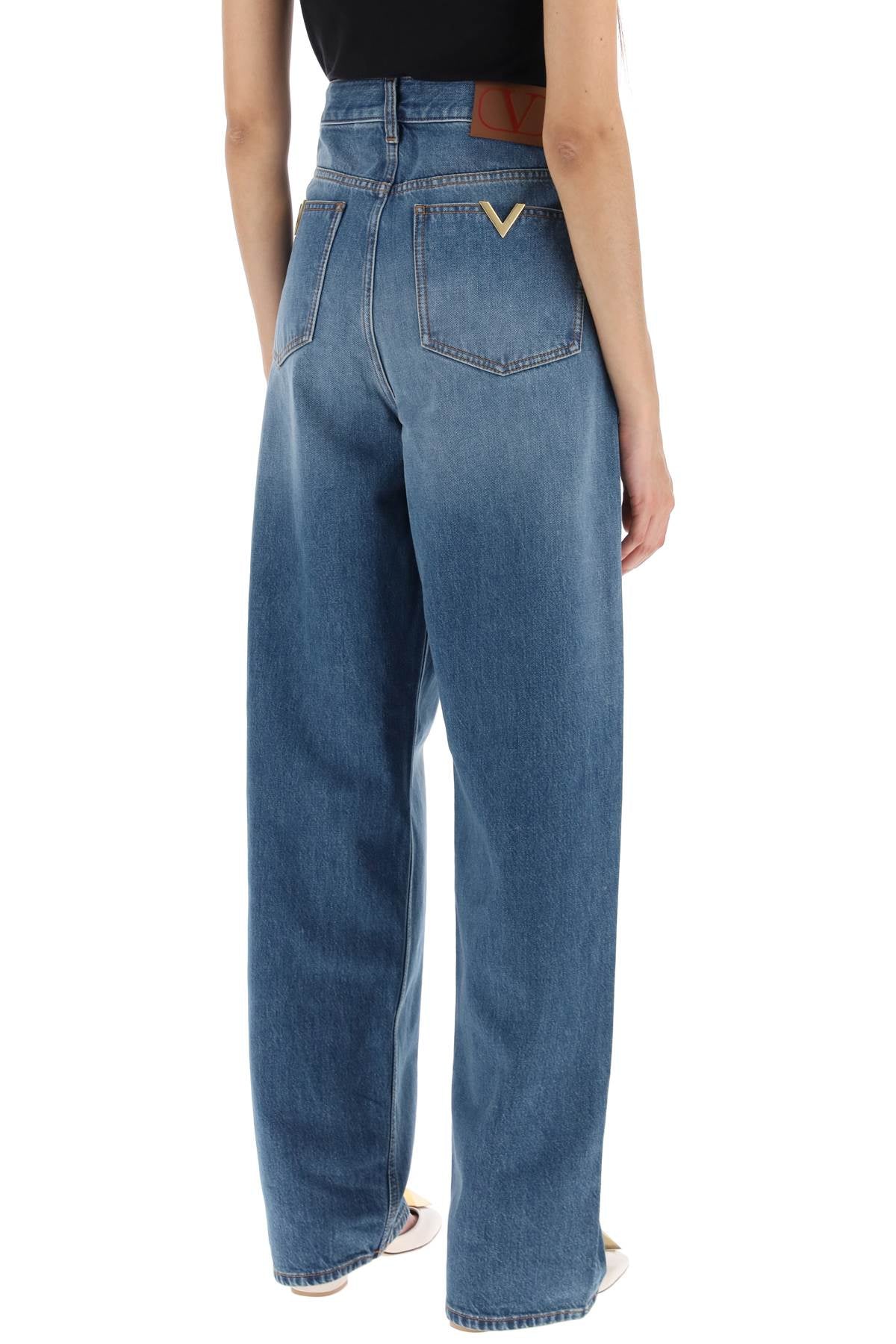 Valentino garavani loose jeans with straight cut