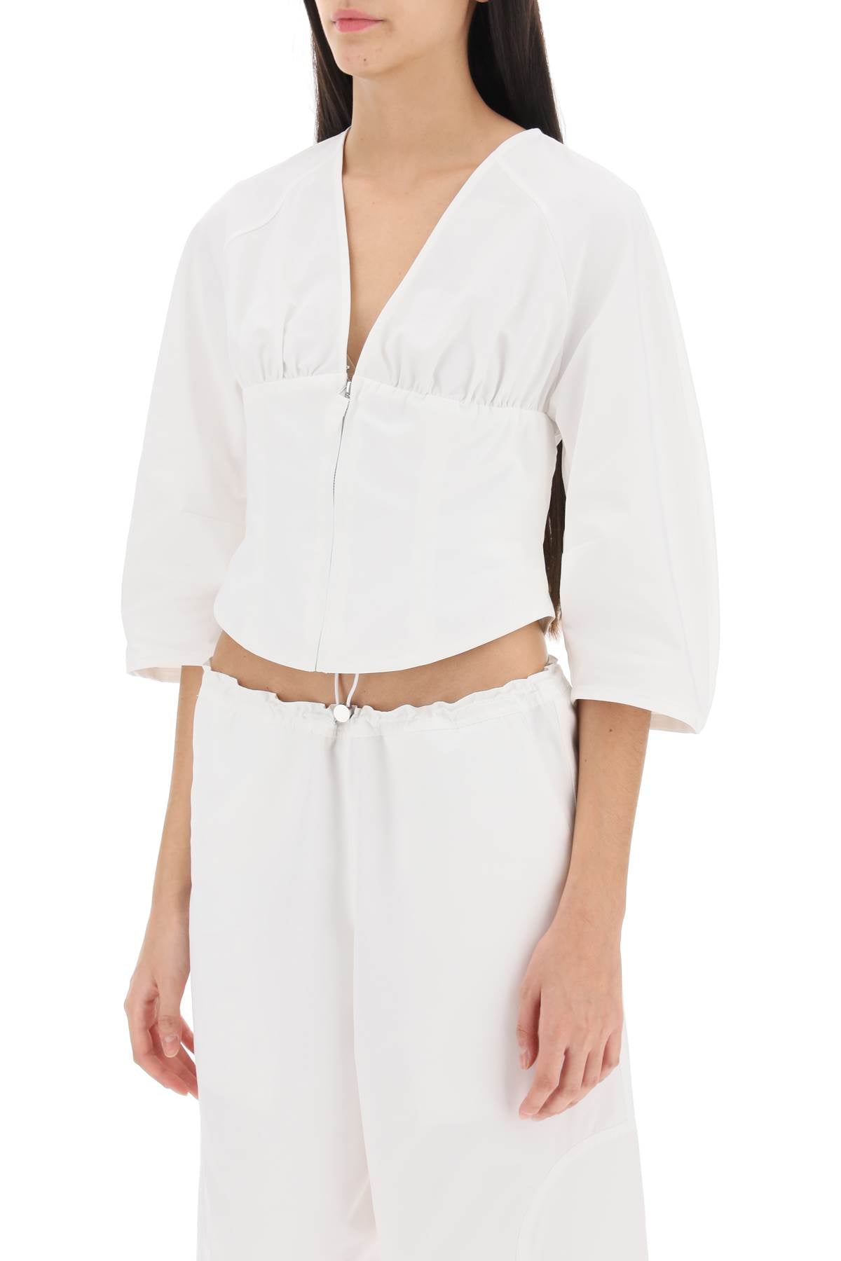 Saks potts nova cropped blouse