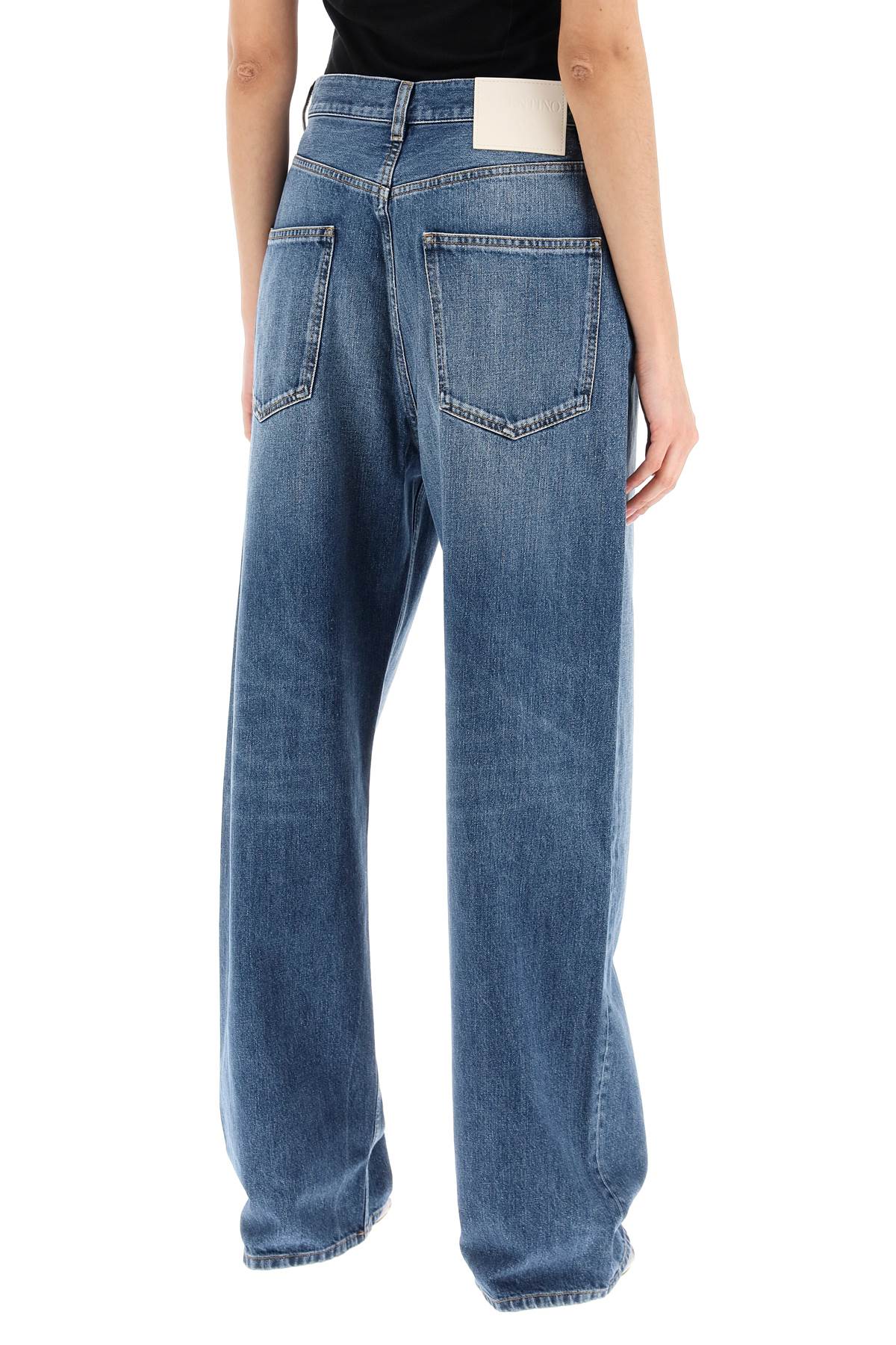 Valentino garavani wide leg jeans