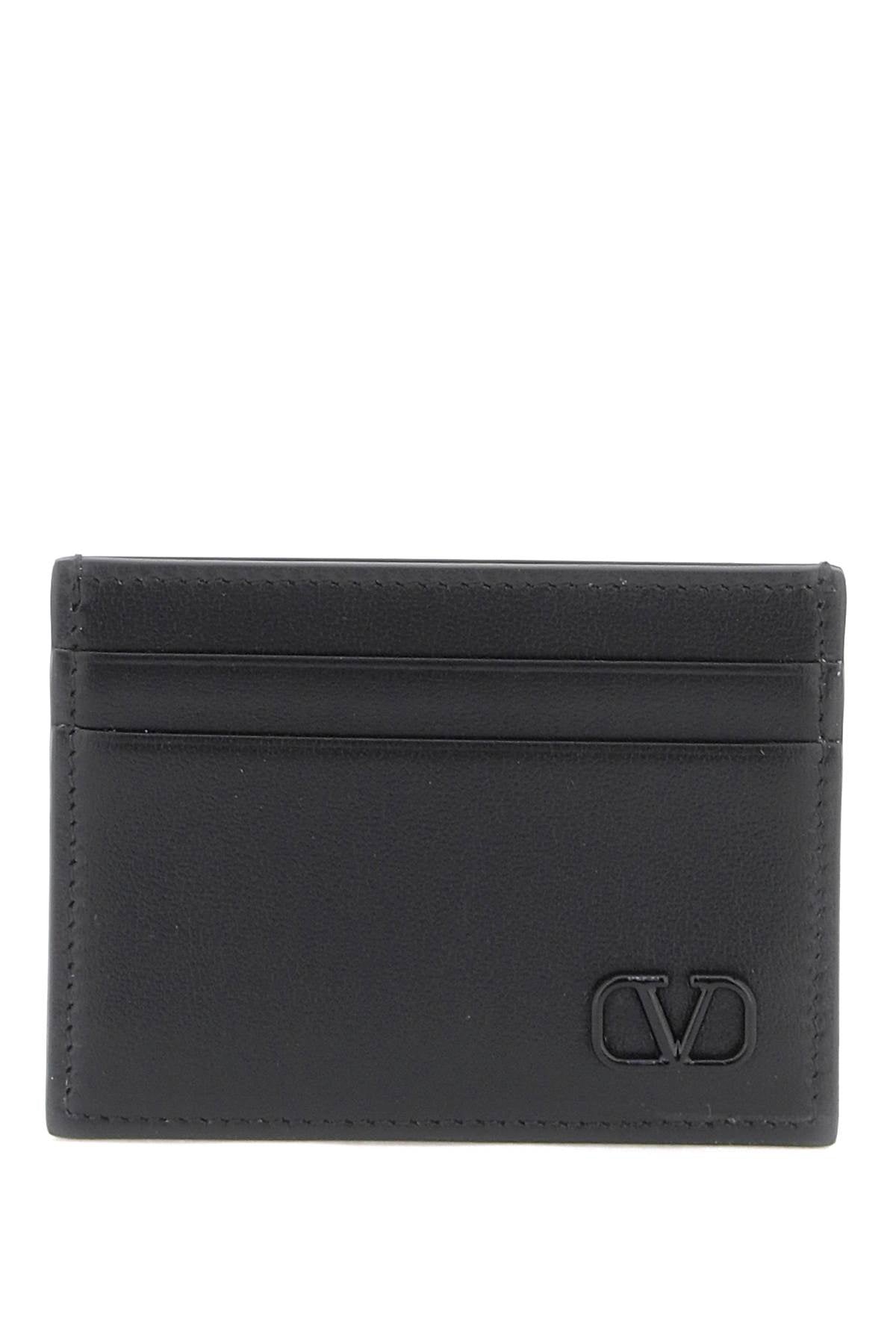 Valentino garavani "leather vlogo signature card