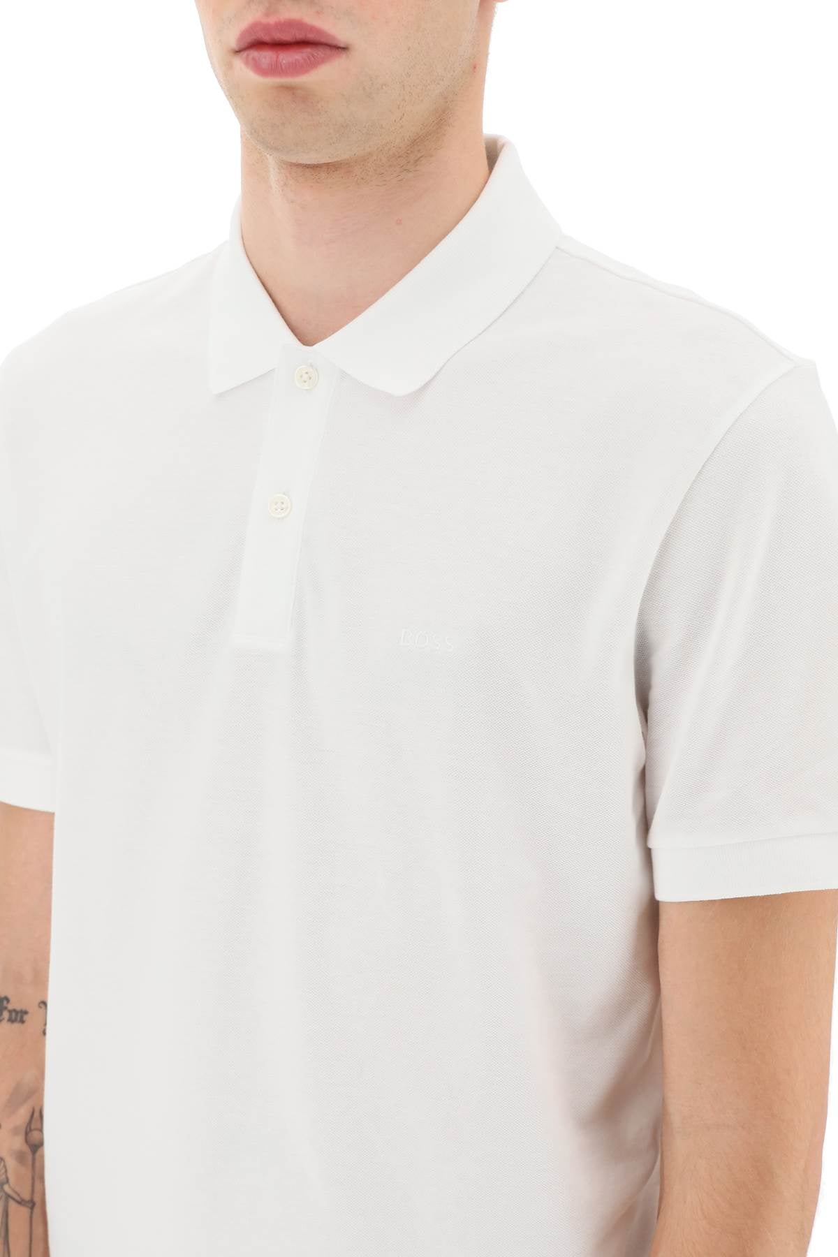 Boss organic cotton pallas polo shirt