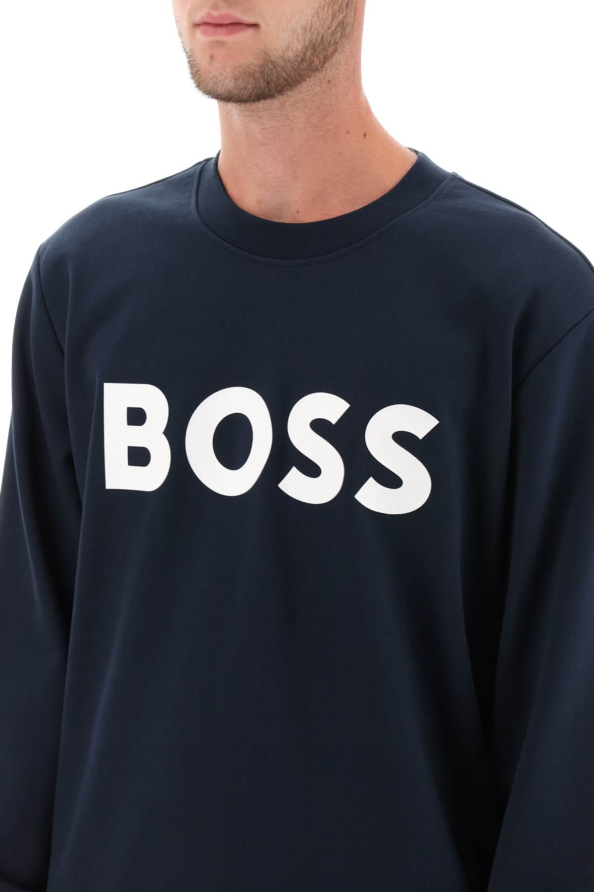 Boss logo print sweatshirt