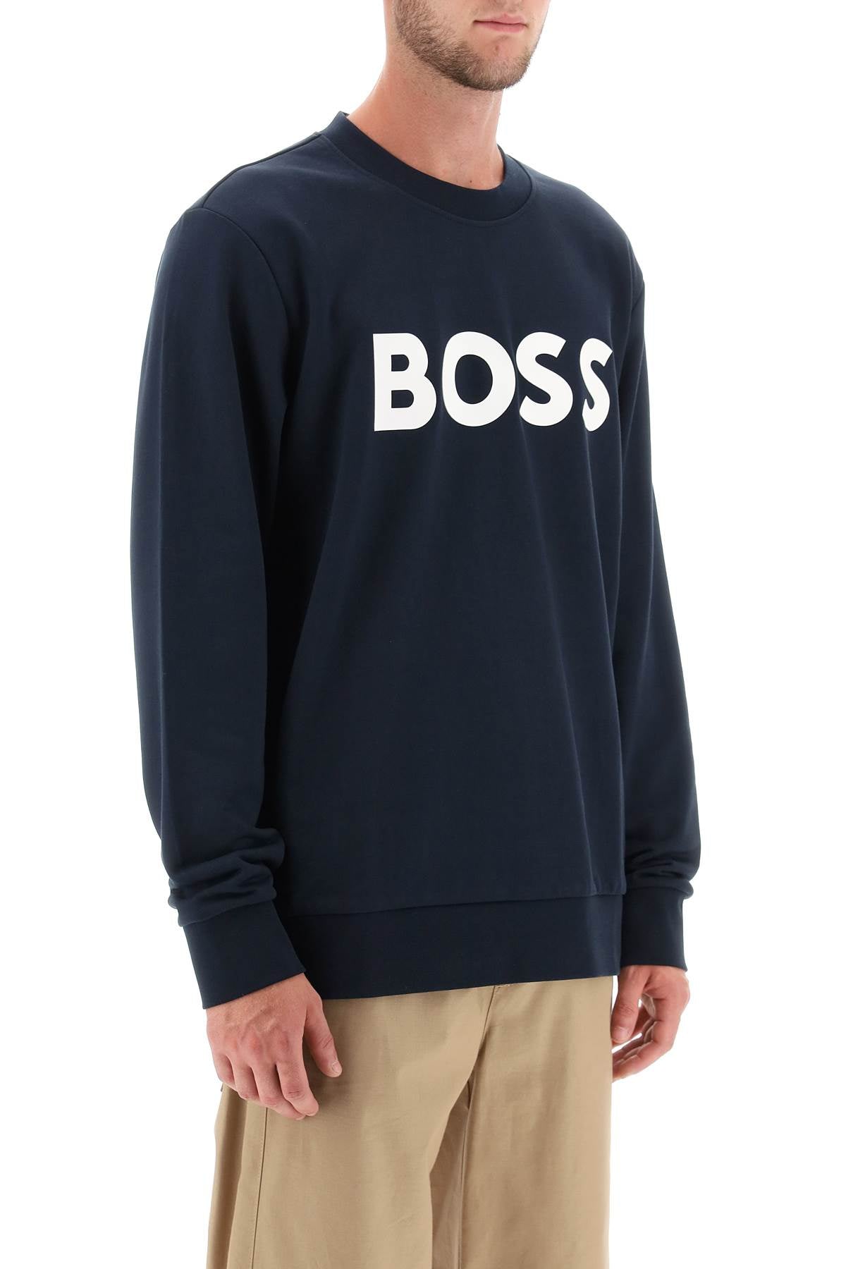 Boss logo print sweatshirt