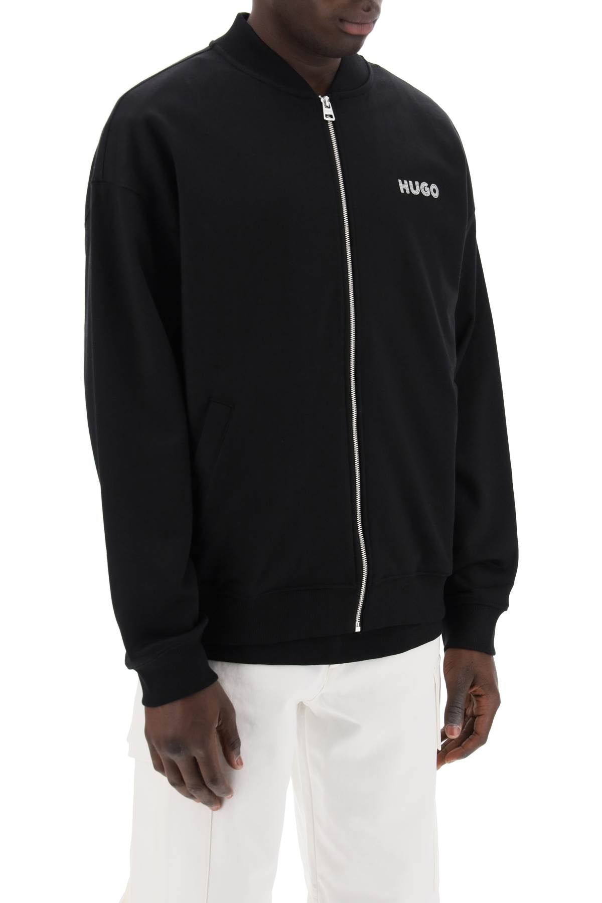 Hugo embroidered logo sweatshirt by