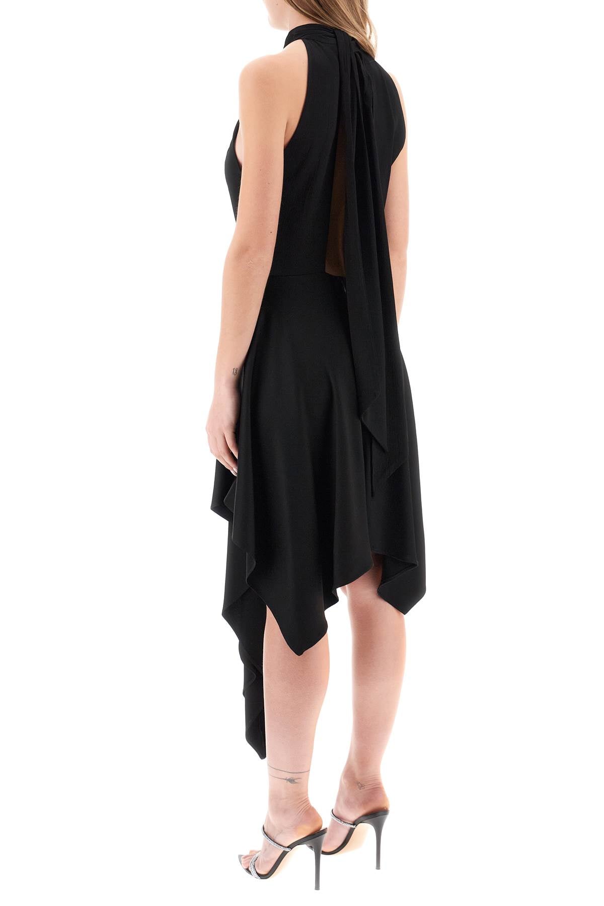 Stella mccartney asymmetrical dress with halterneck