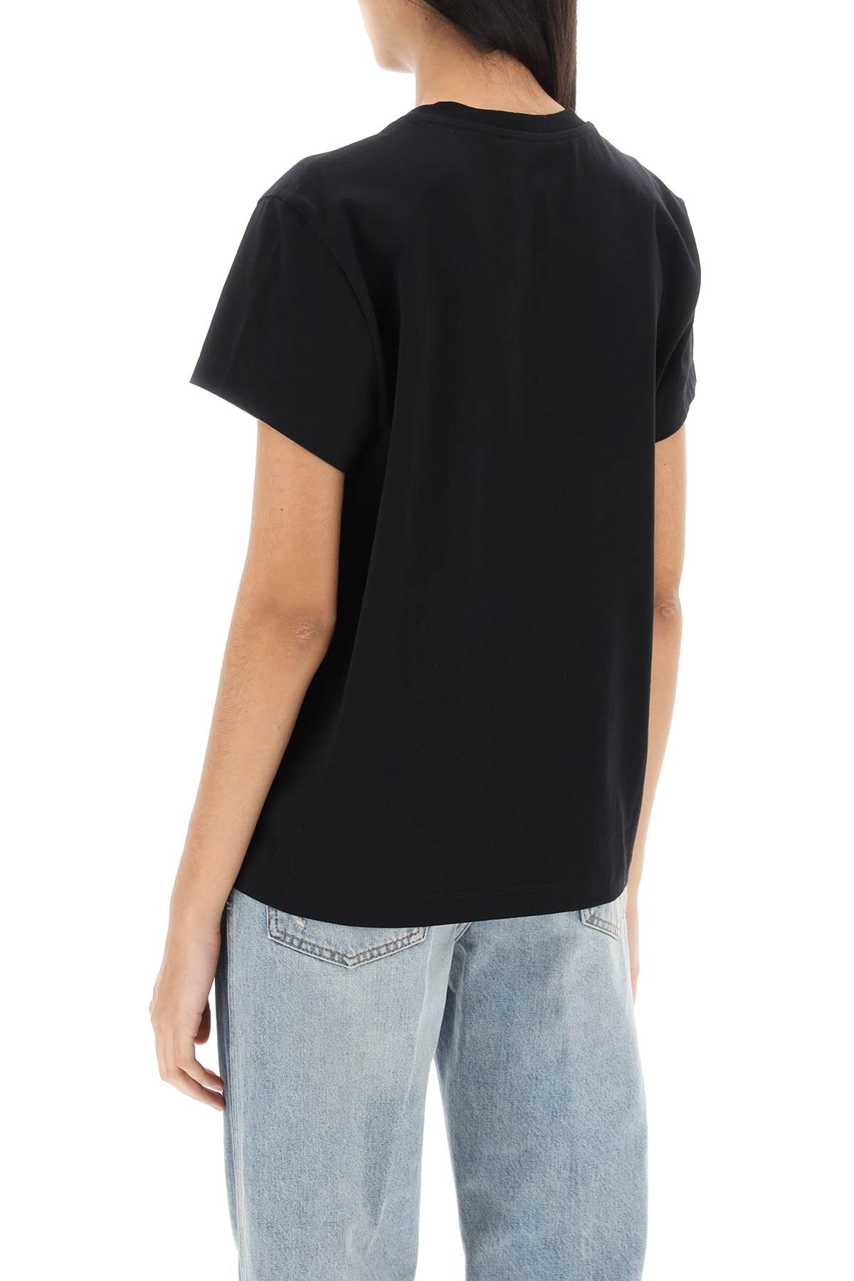 Stella mccartney t-shirt with embroidered signature