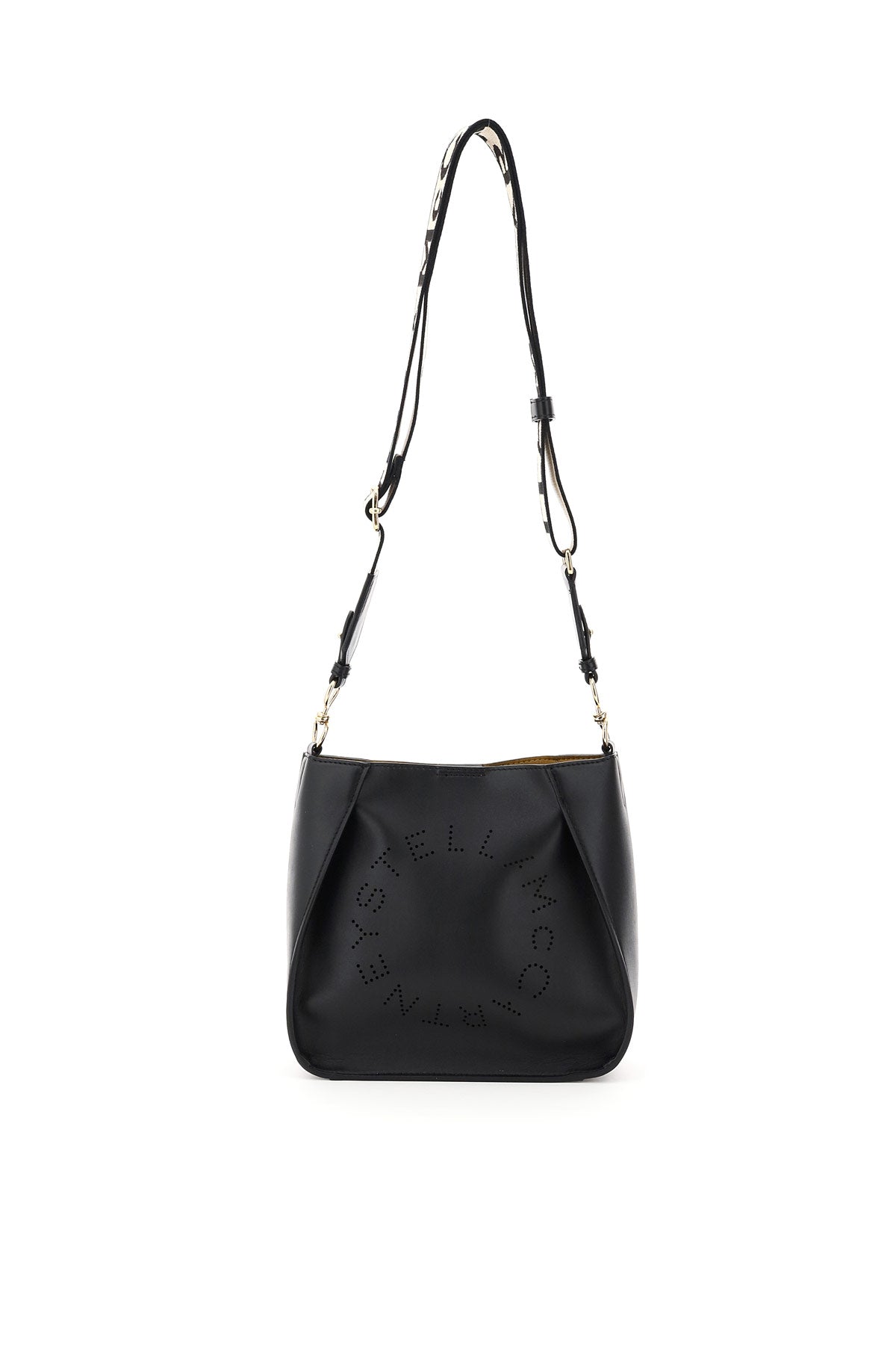 Stella mccartney perforated stella logo shoulder bag