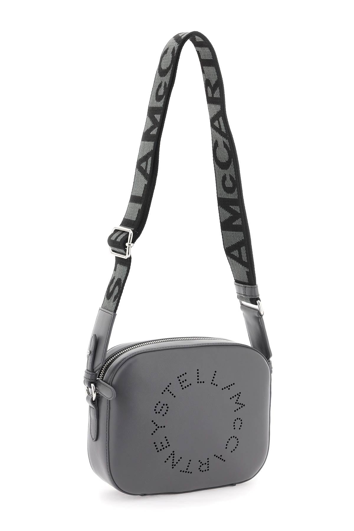 Stella mccartney camera bag with perforated stella logo