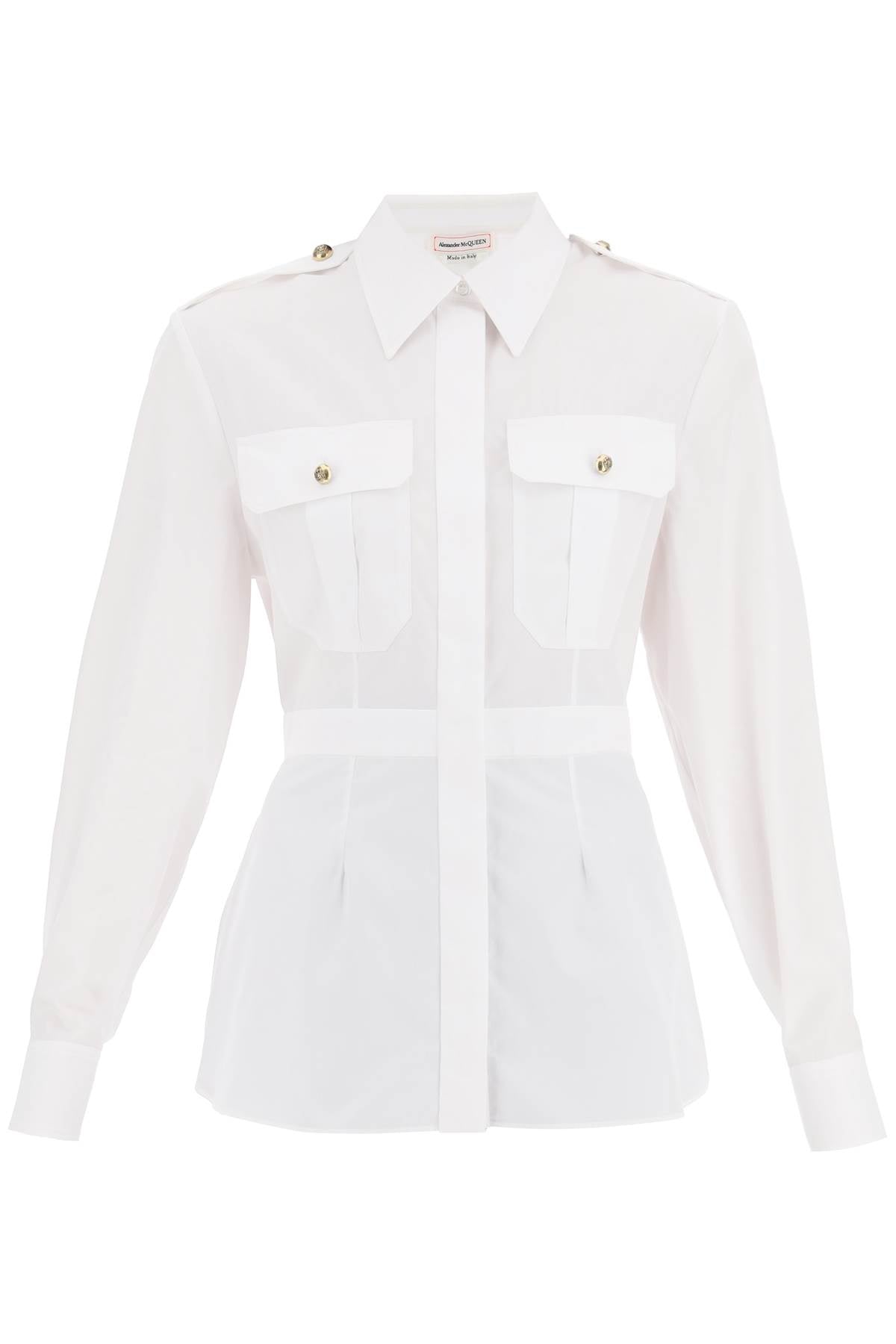 Alexander mcqueen poplin shirt