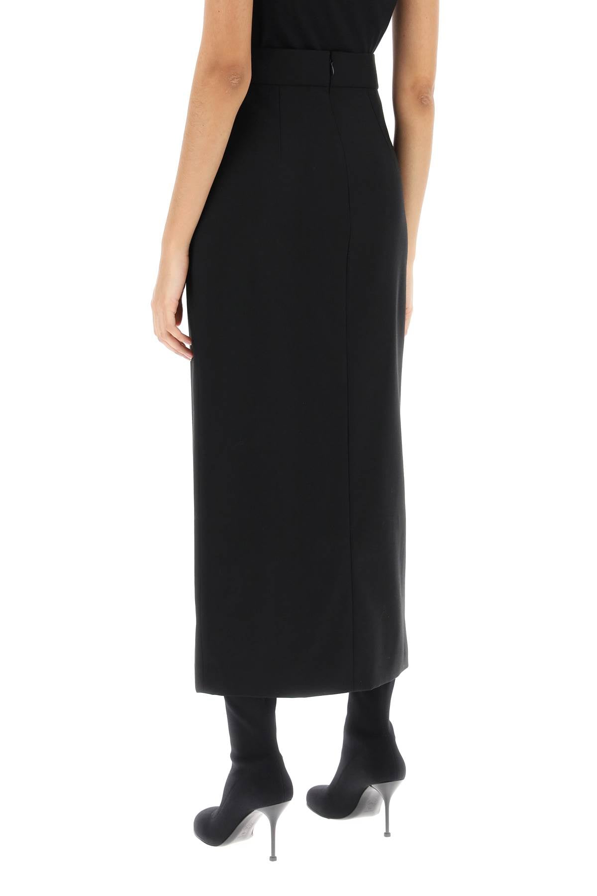 Alexander mcqueen light-wool pencil skirt