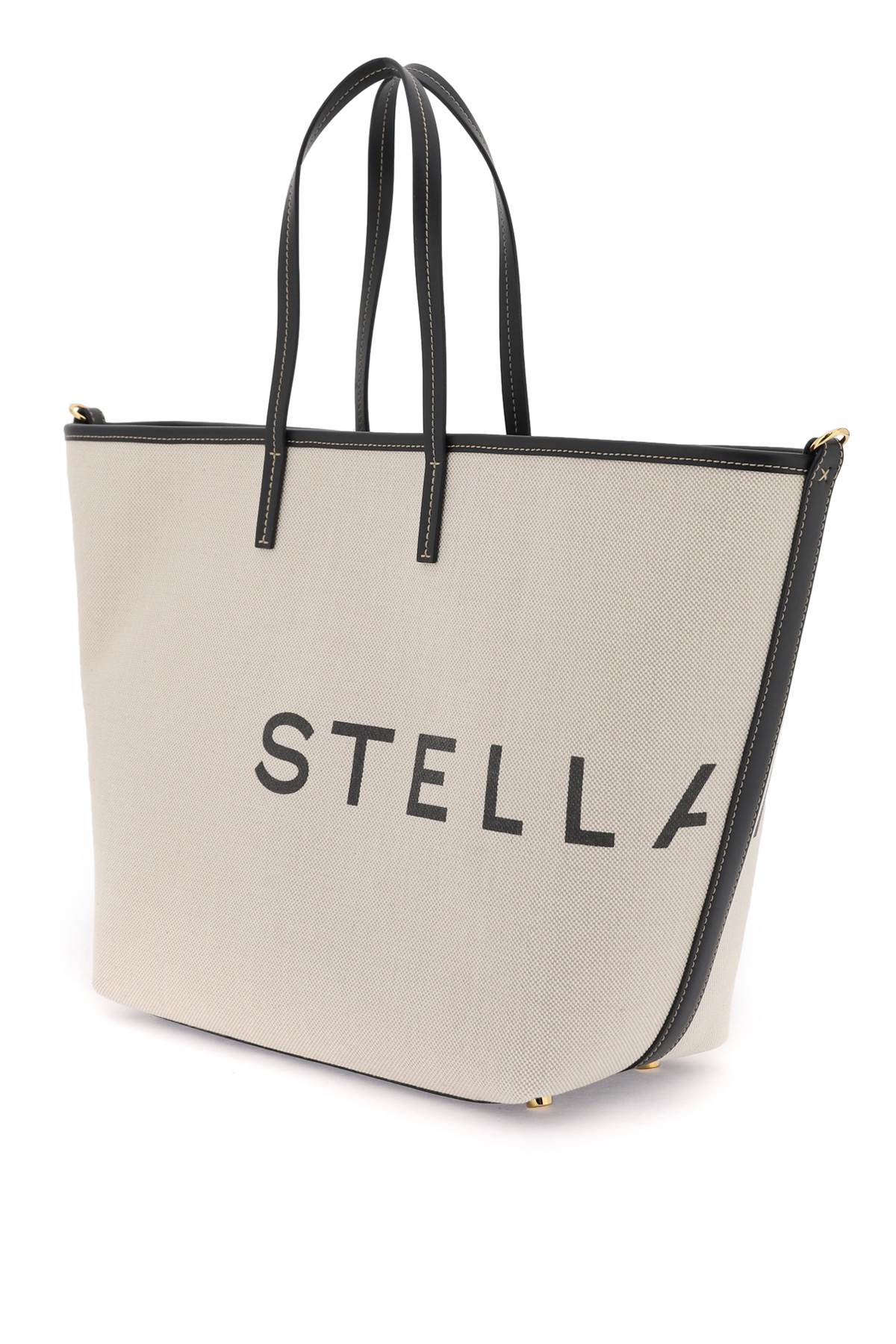 Stella mccartney organic cotton canvas tote bag