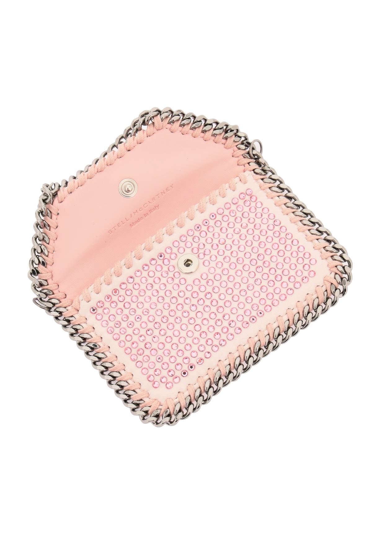 Stella mccartney 'falabella' cardholder with crystals