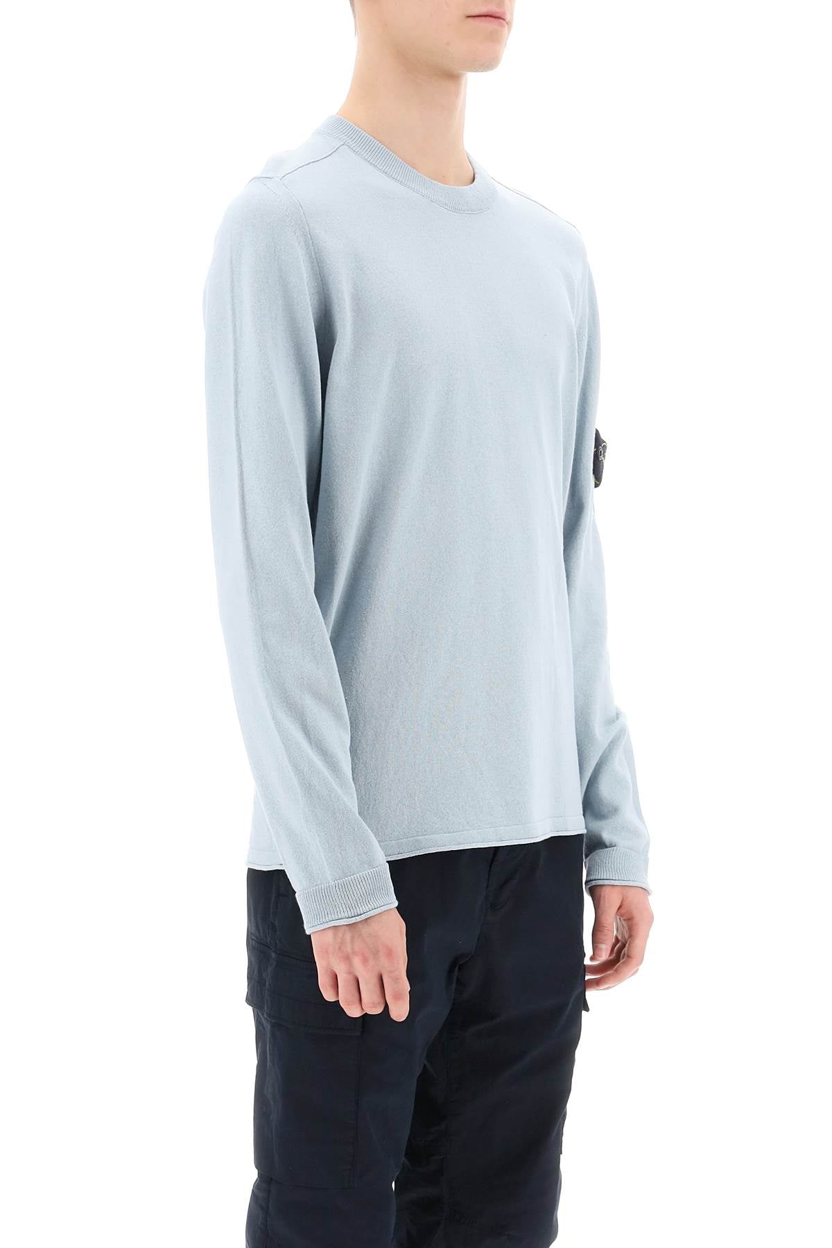 Stone island raw cotton sweater