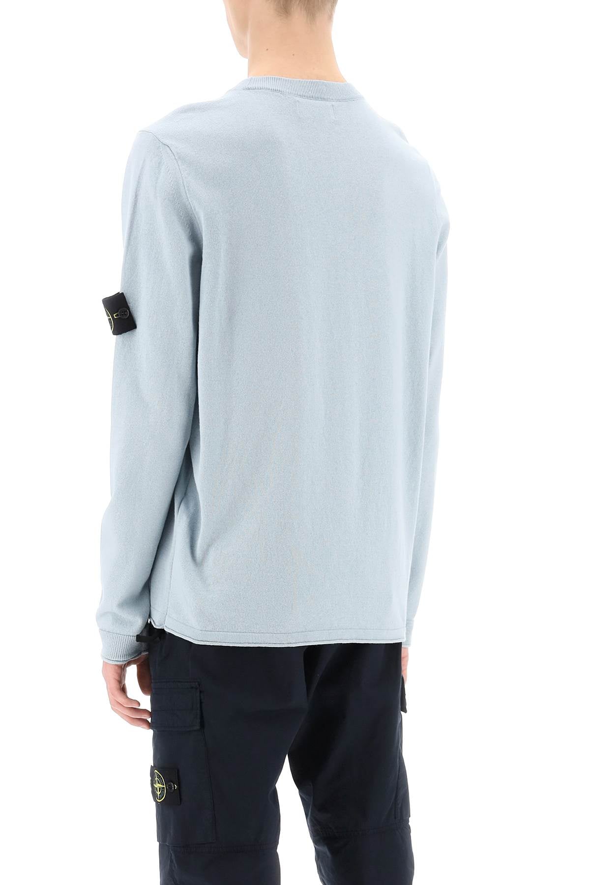 Stone island raw cotton sweater