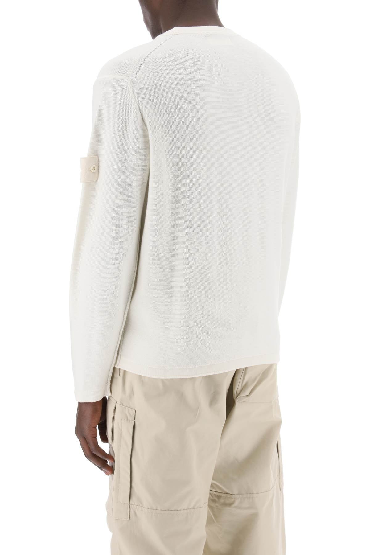 Stone island cotton and cashmere ghost piece pullover
