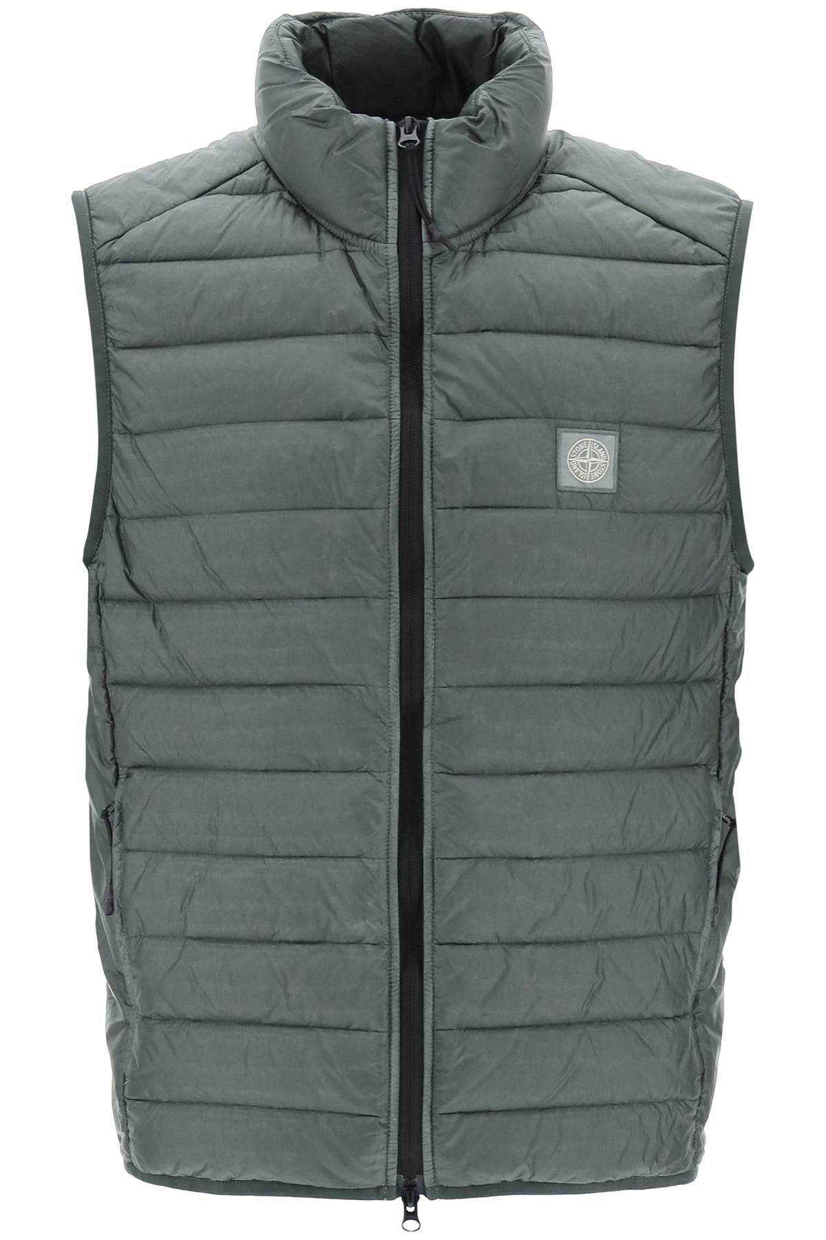 Stone island lightweight puffer vest in r-nylon down-tc