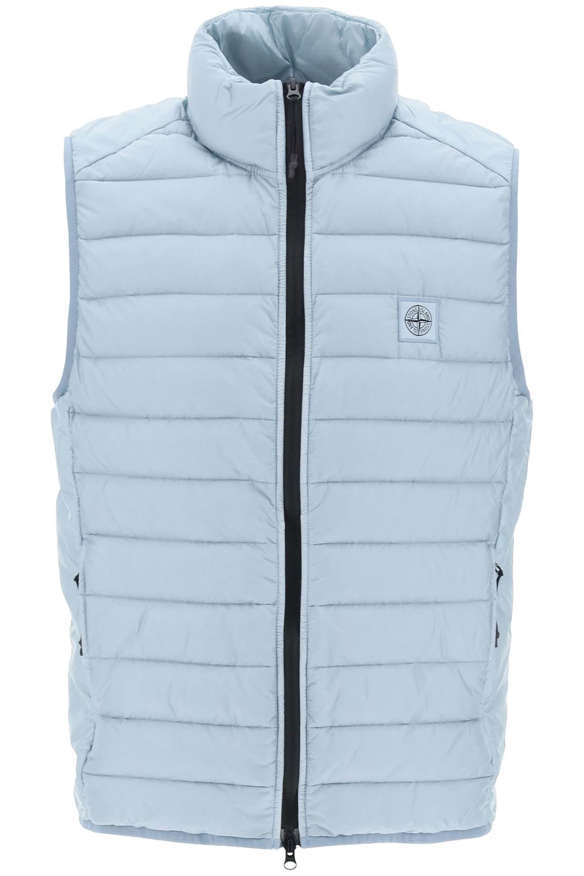 Stone island lightweight puffer vest in r-nylon down-tc