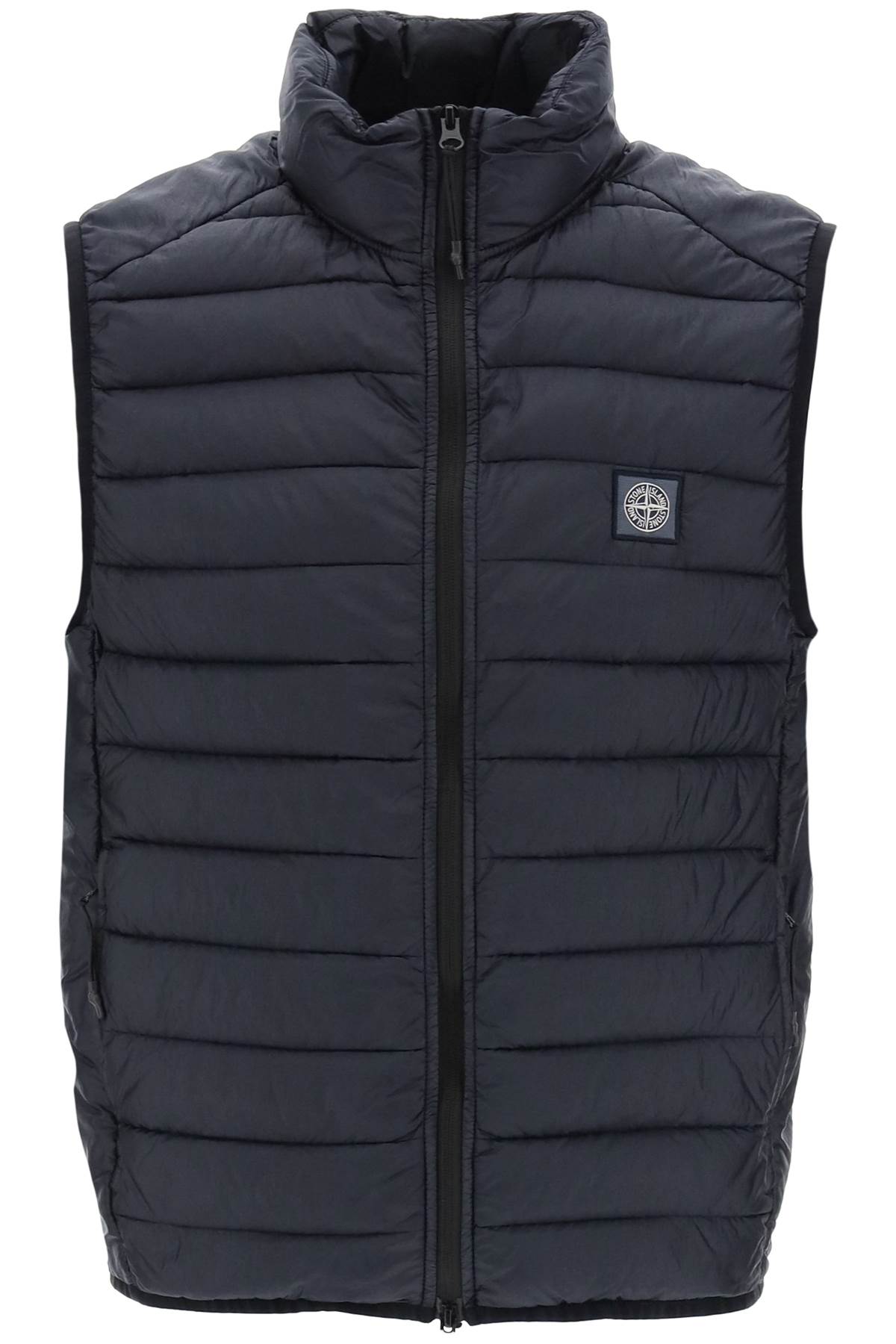 Stone island lightweight puffer vest in r-nylon down-tc