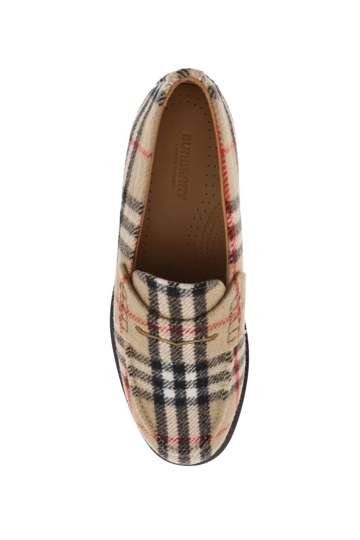 Burberry wool felt mocassin