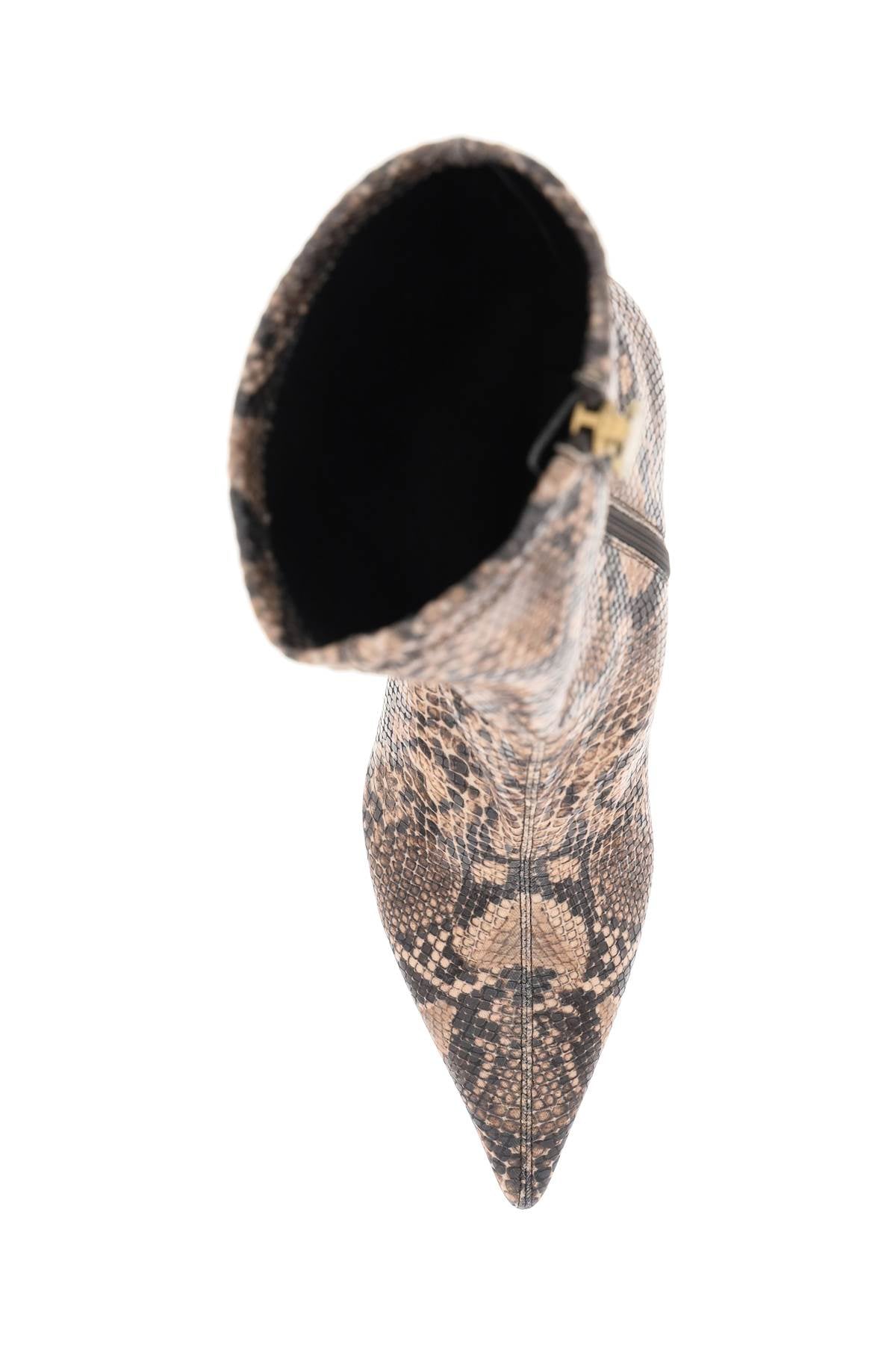 Stella mccartney python print ankle boots