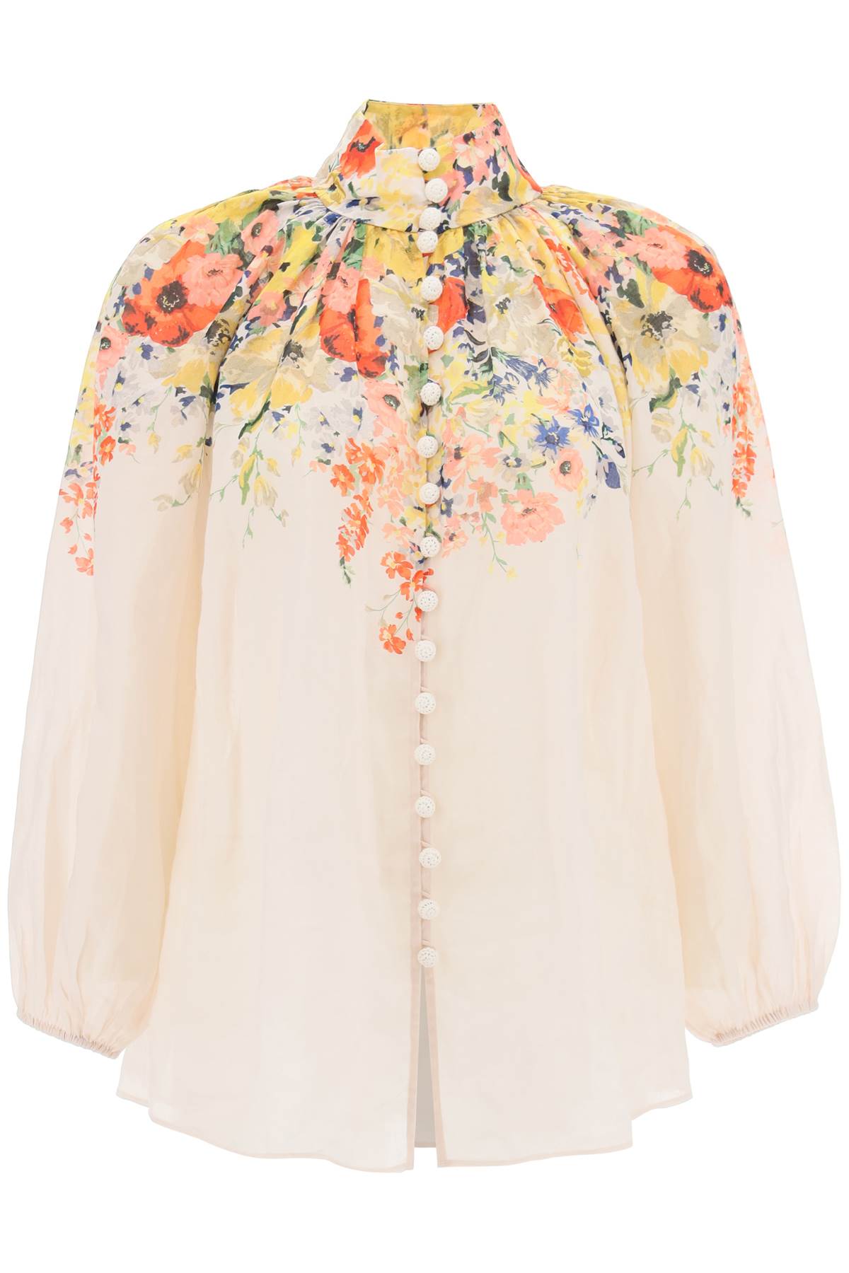 Zimmermann alight ramie billow blouse