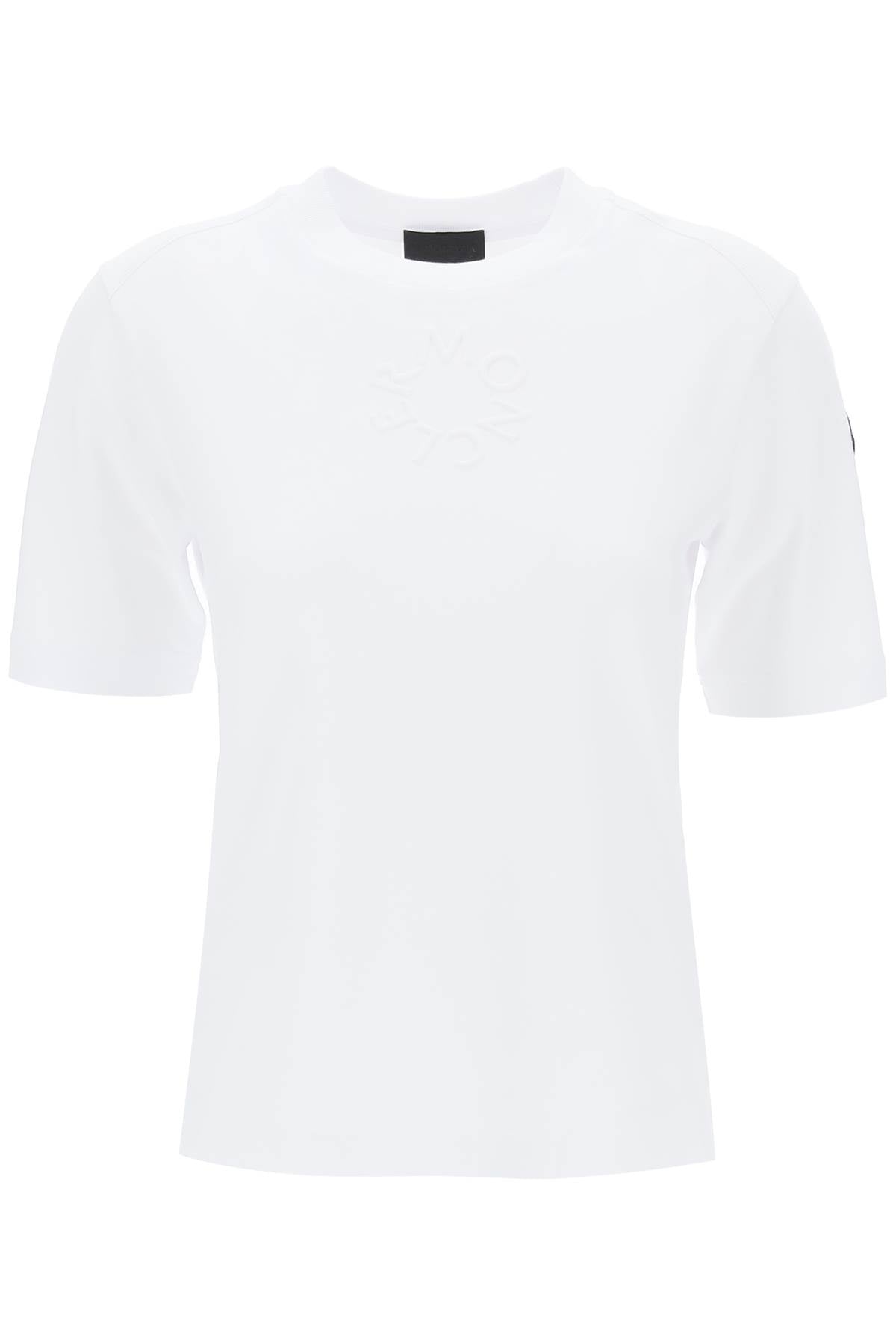 Moncler basic embossed logo t-shirt