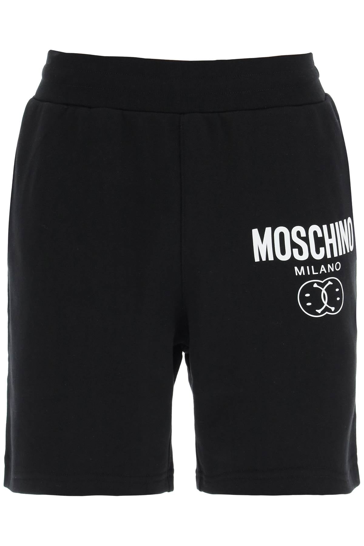 Moschino 'double question mark' logo sweatshorts