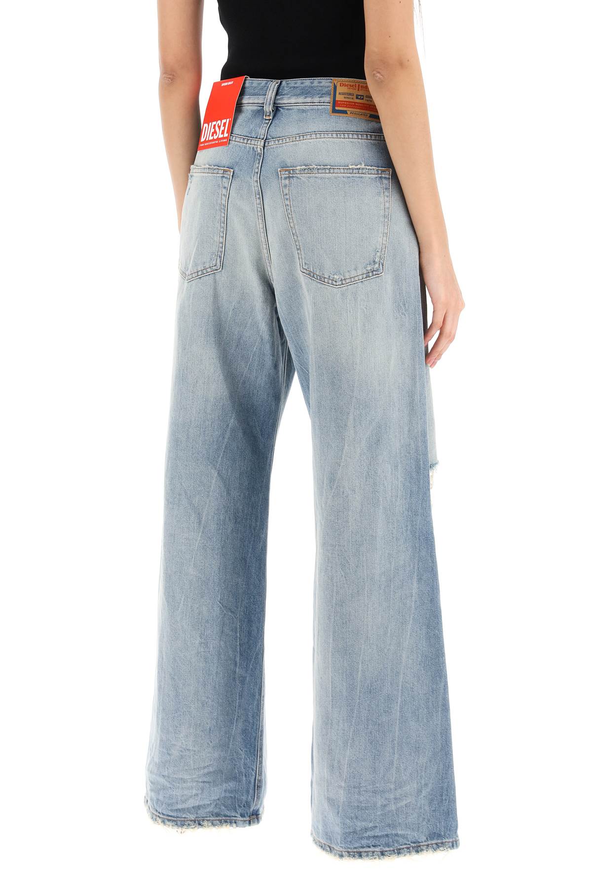 Diesel d-sire wide leg jeans