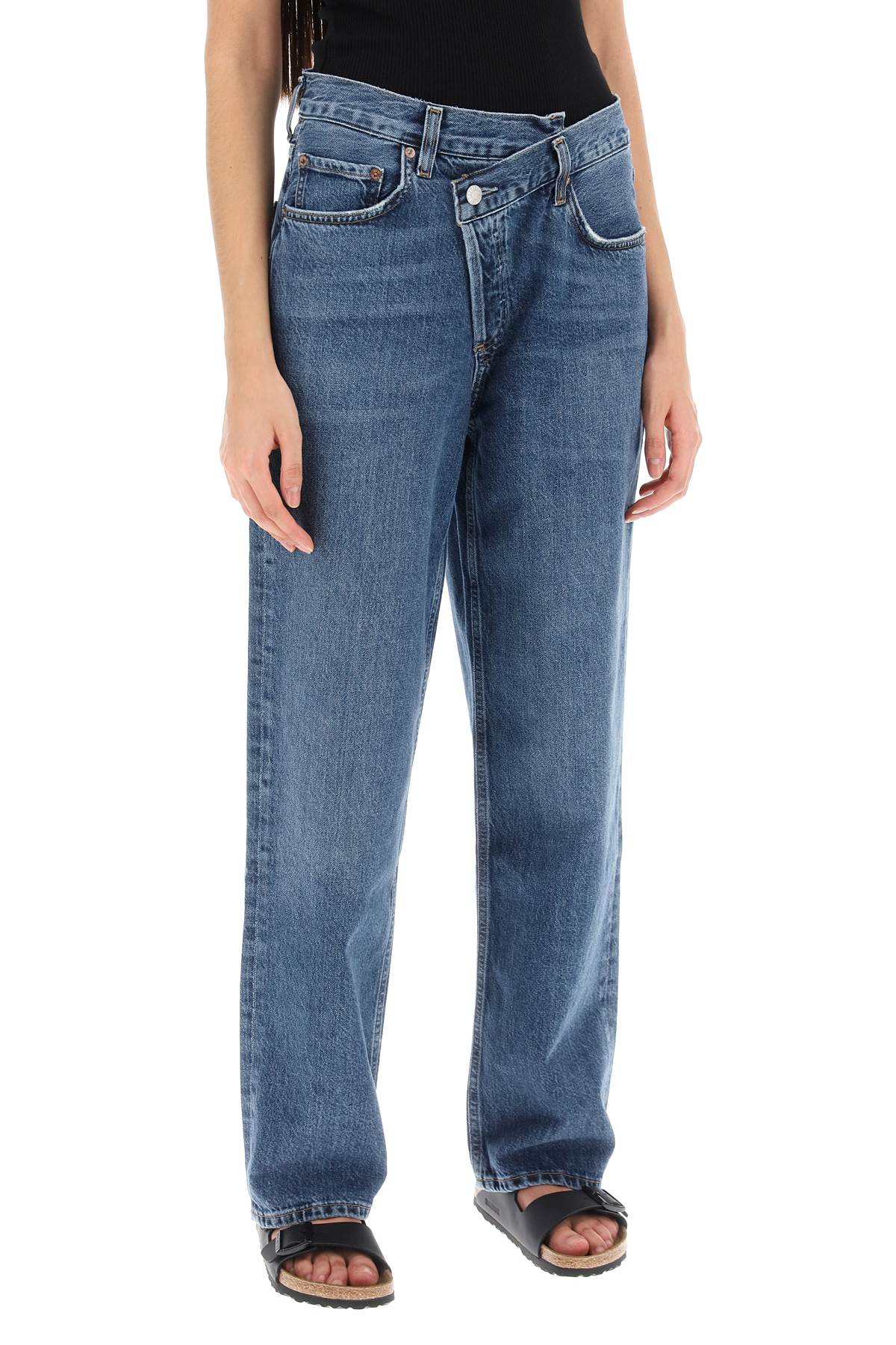 Agolde criss cross jeans