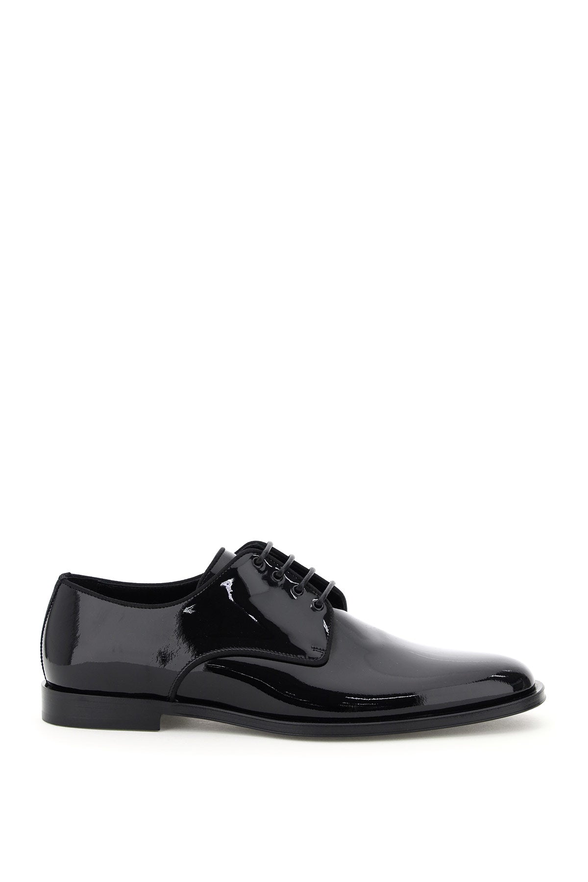 Dolce & gabbana patent leather lace-up shoes