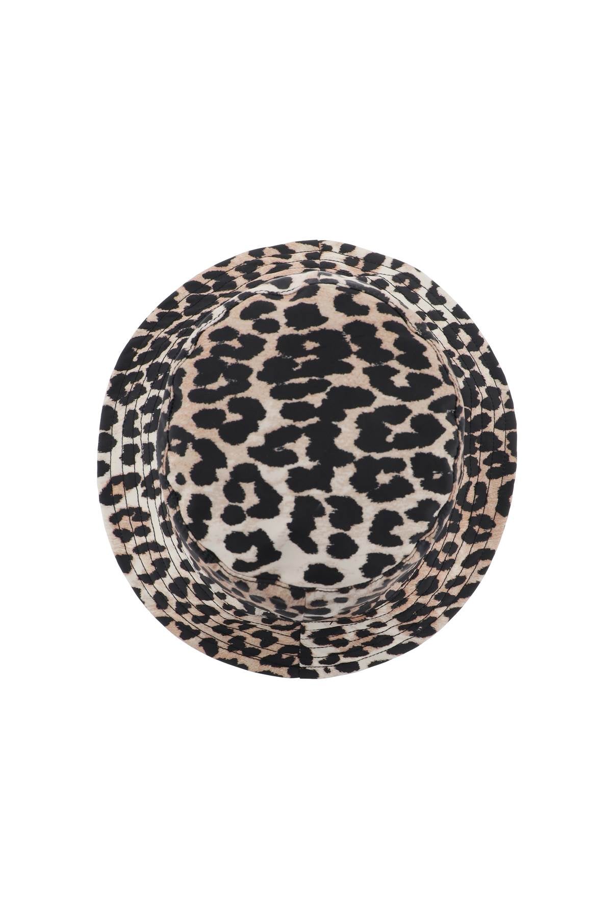 Ganni animal print bucket hat