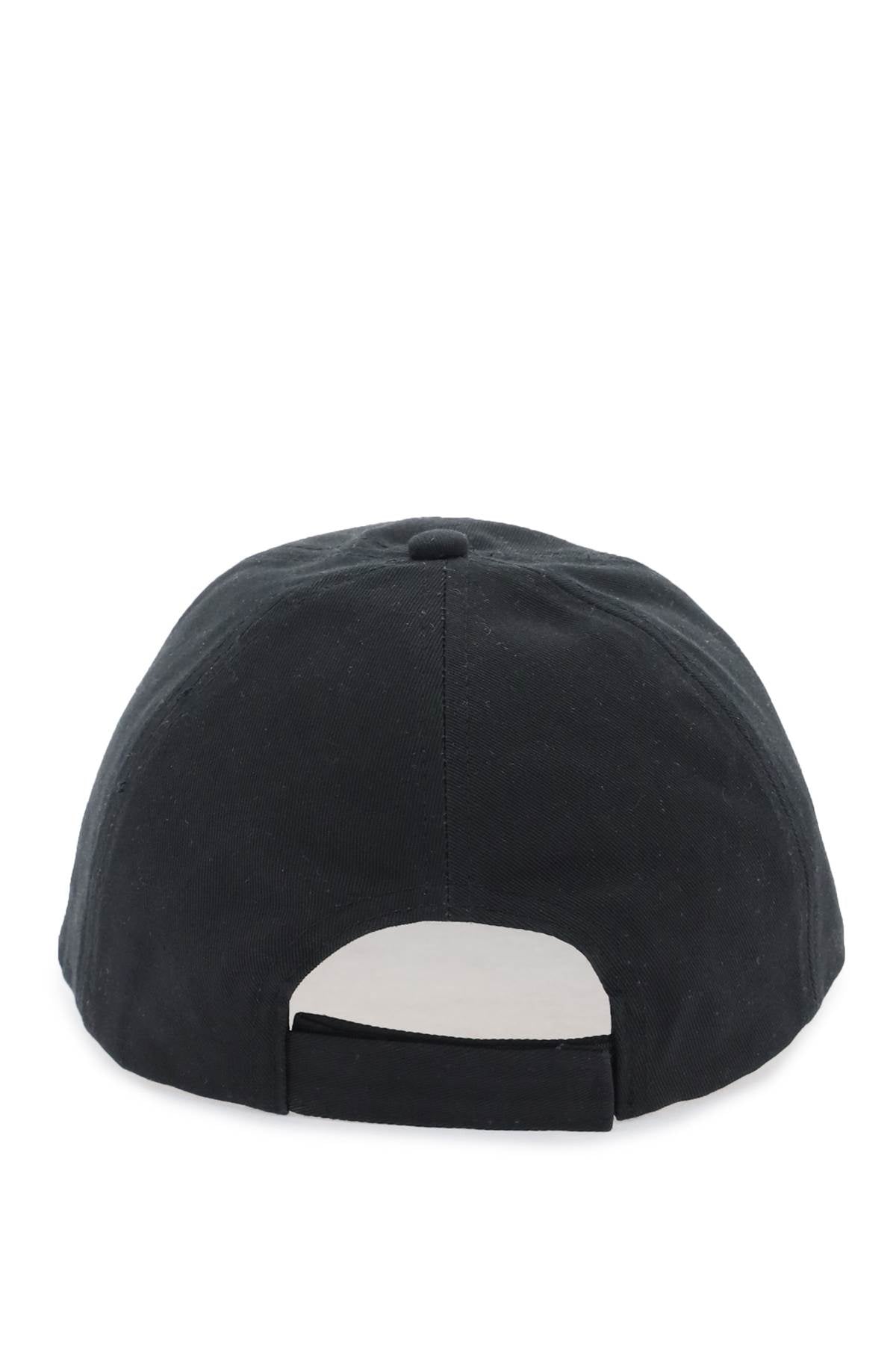 Ganni baseball cap with logo embroidery