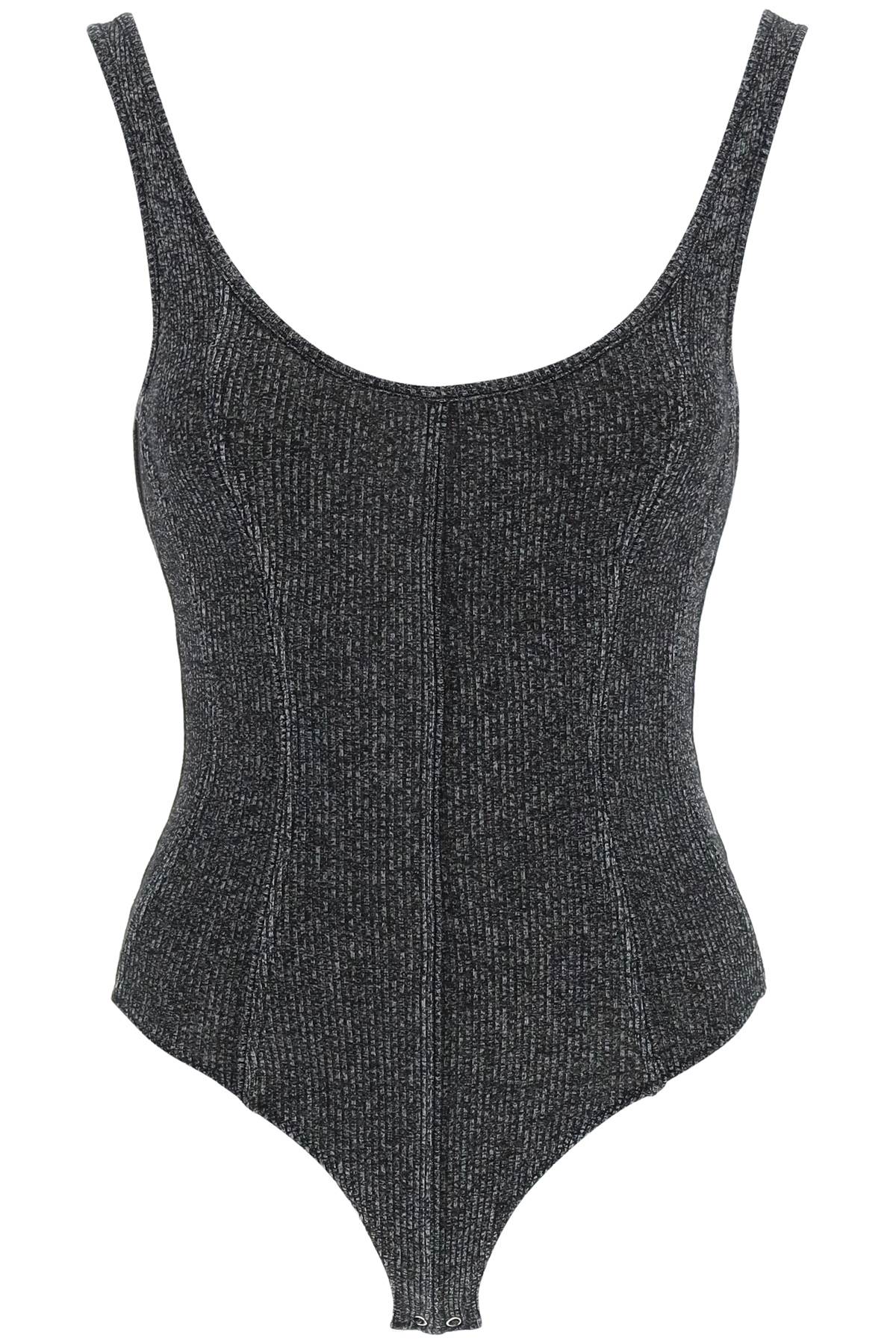 Agolde 'elna' rib knit tank bodysuit