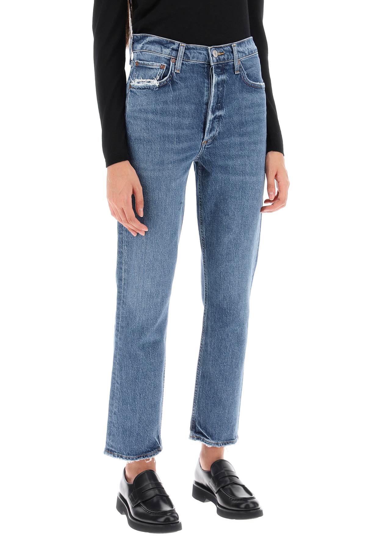 Agolde riley high-waisted jeans