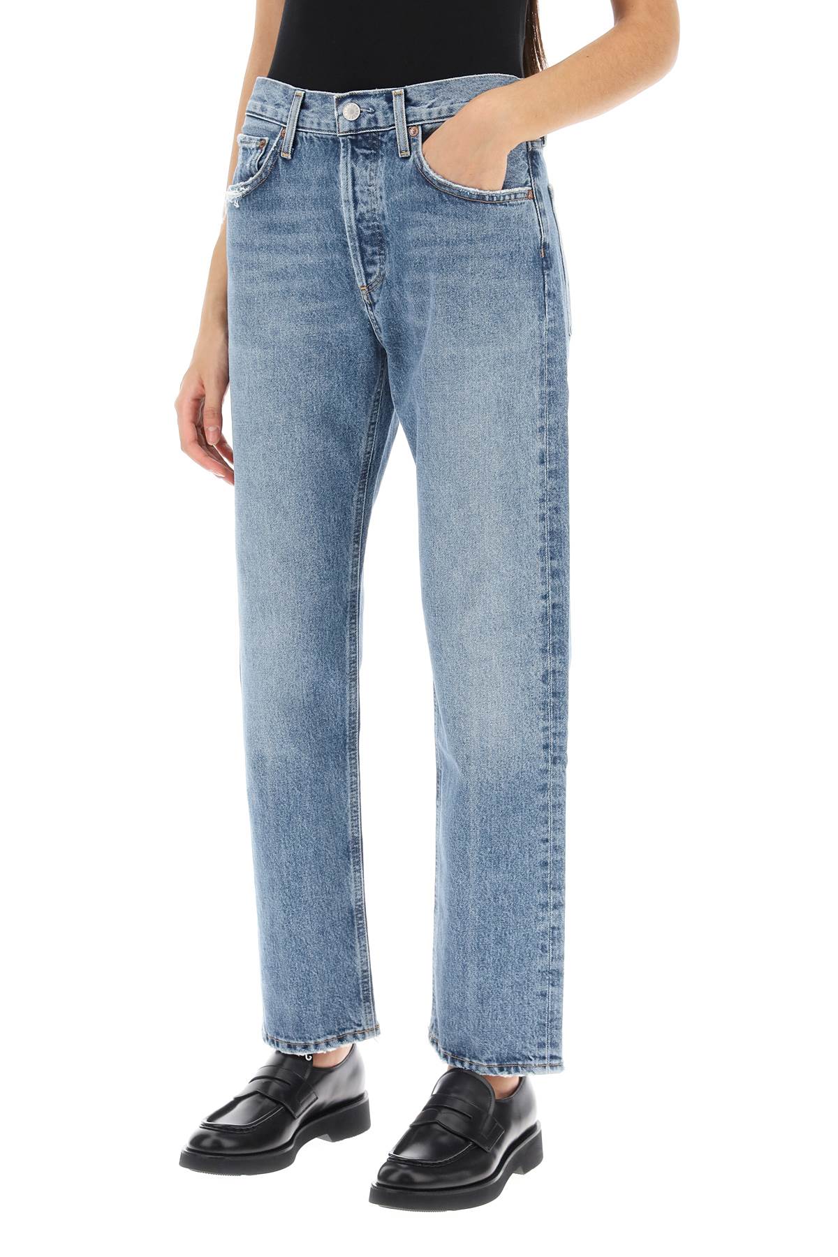 Agolde parker cropped jeans