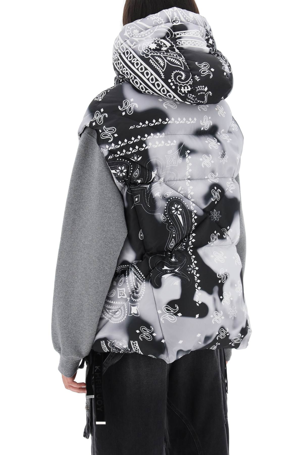 Khrisjoy bandana print iconic down vest