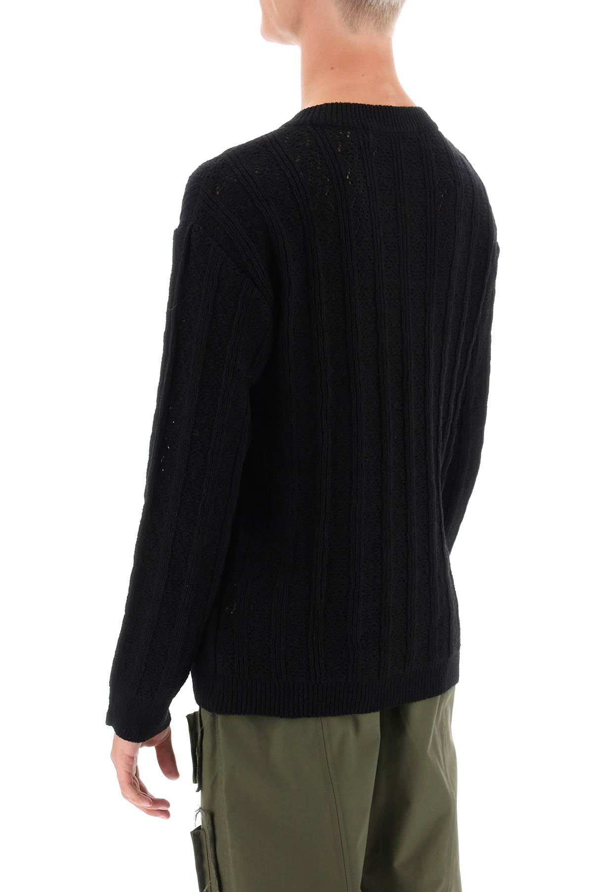 Andersson bell dragon pointelle knit sweater