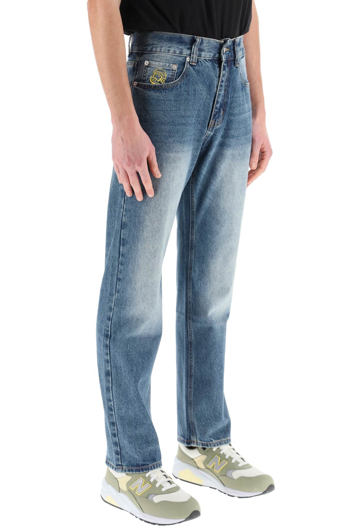 Billionaire boys club jeans with embroidery decorations