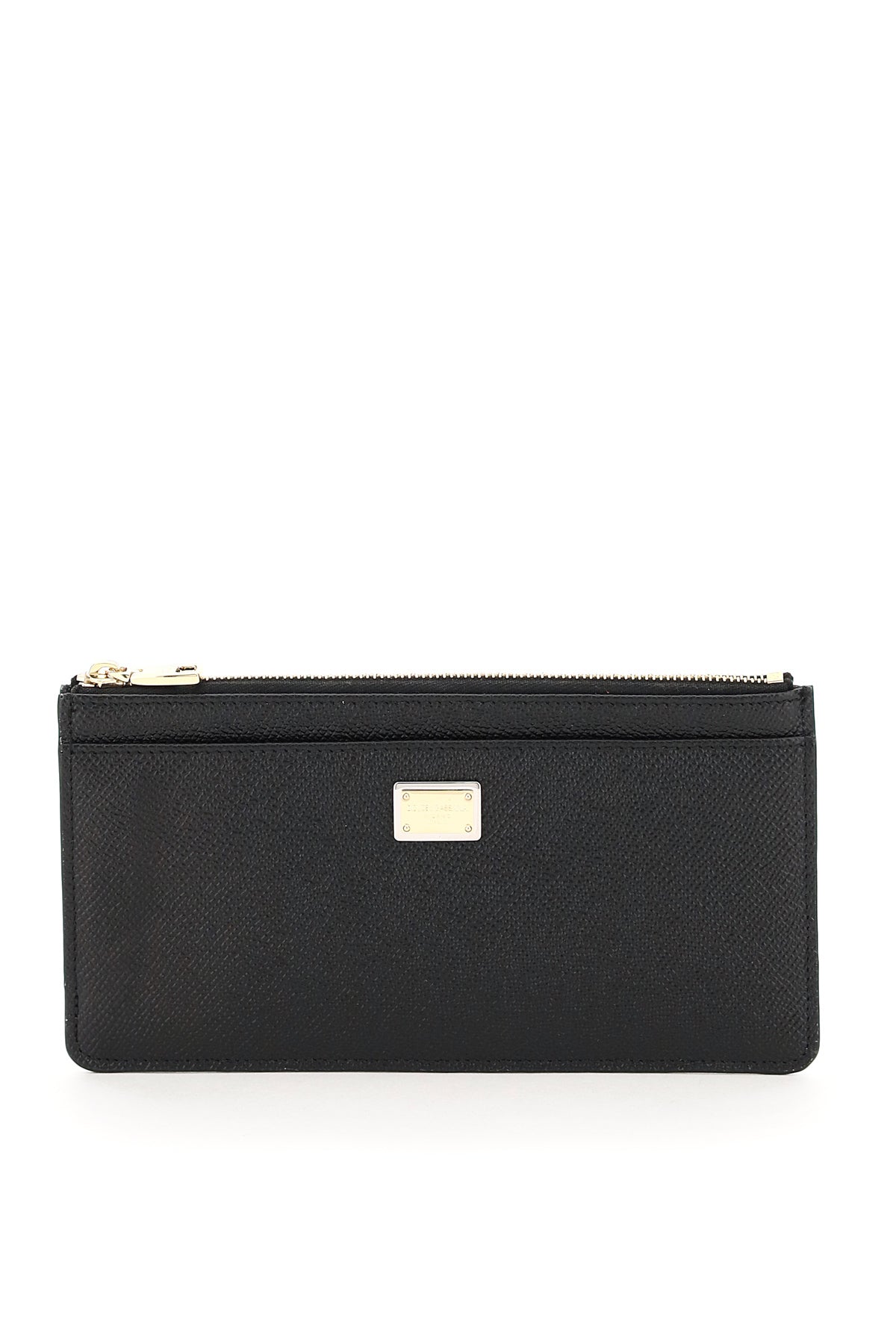 Dolce & gabbana cardholder pouch in dauphine calfskin