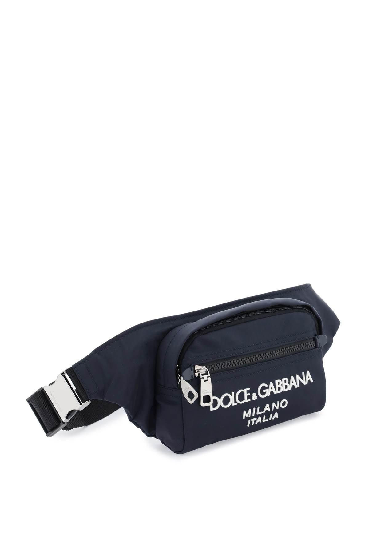 Dolce & gabbana nylon beltpack bag with logo