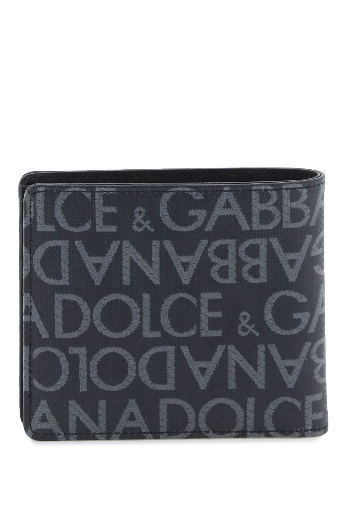Dolce & gabbana jacquard logo wallet