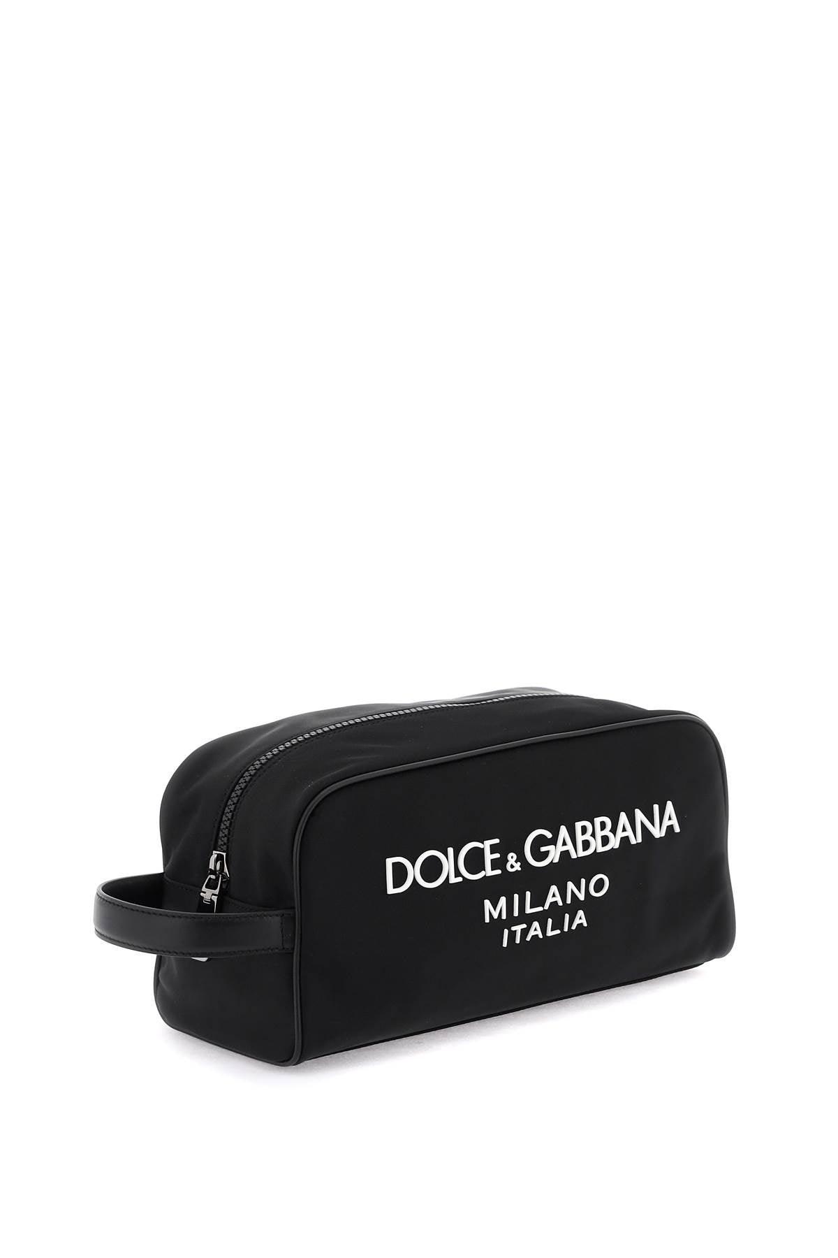 Dolce & gabbana rubberized logo beauty case