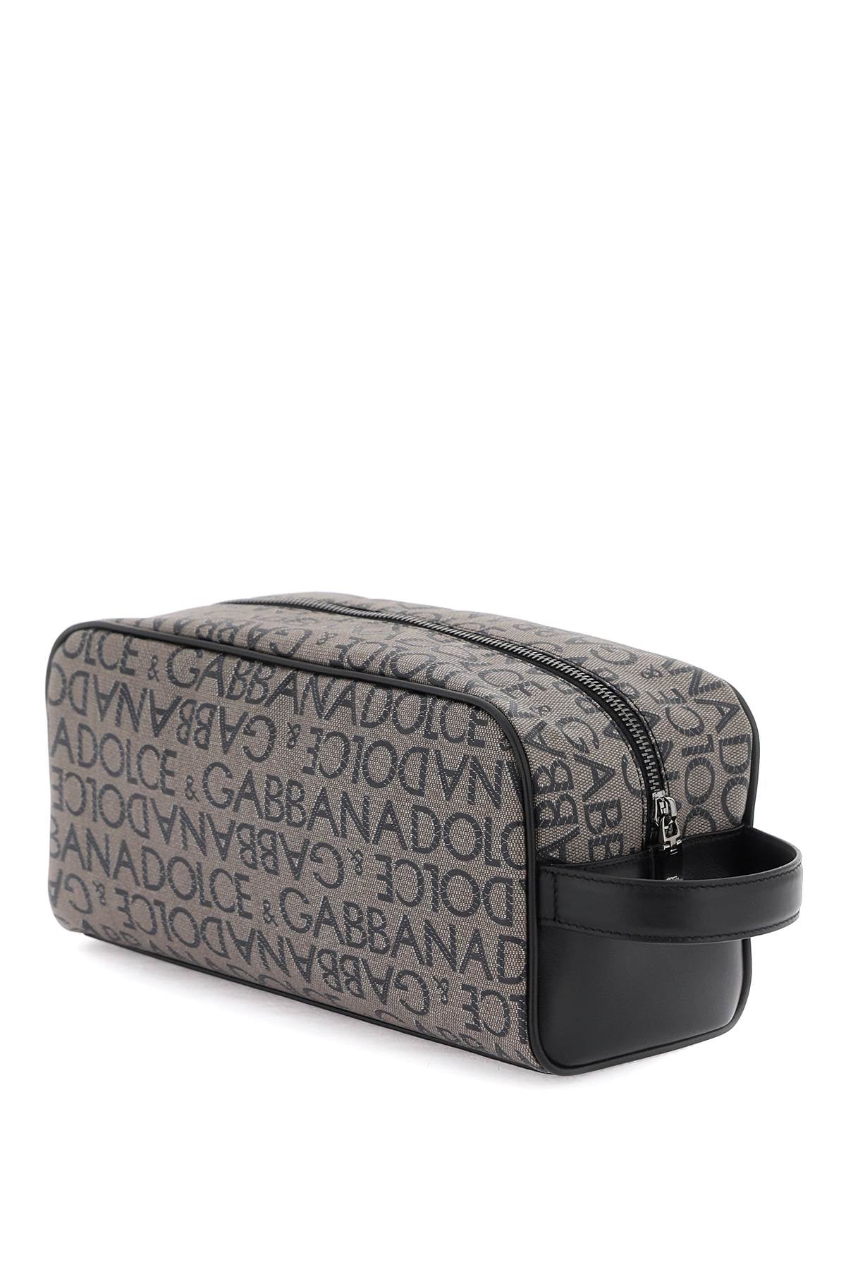 Dolce & gabbana coated jacquard vanity case