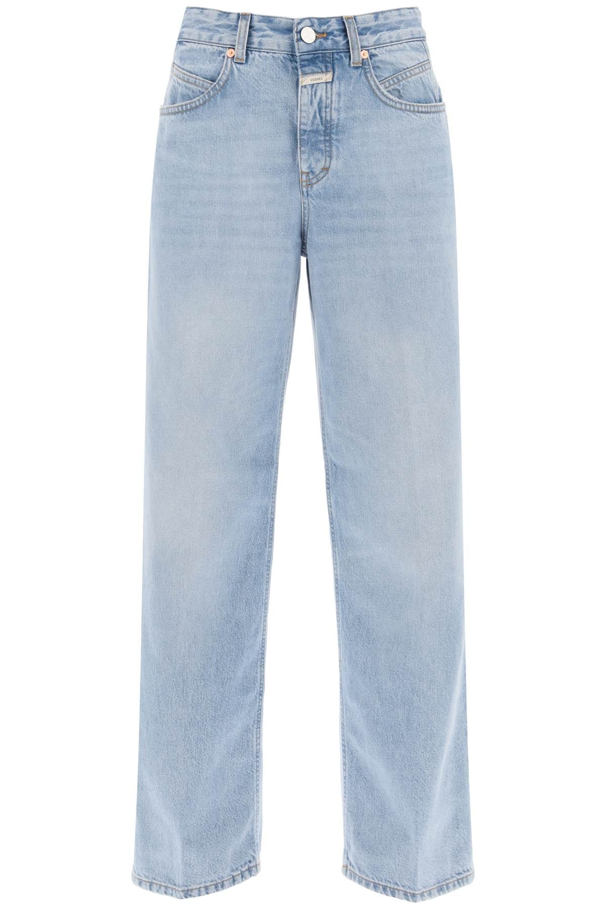 Closed loose jeans with tapered cut